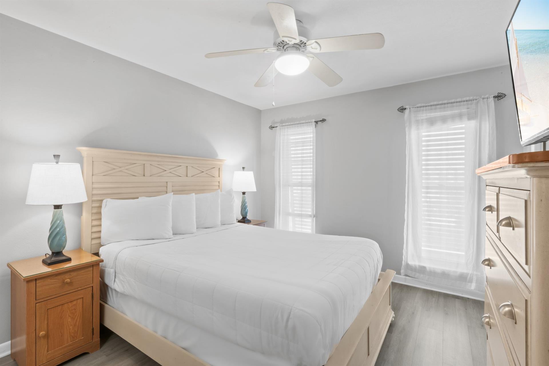 Bedroom 2 on 3rd Floor with Queen Bed