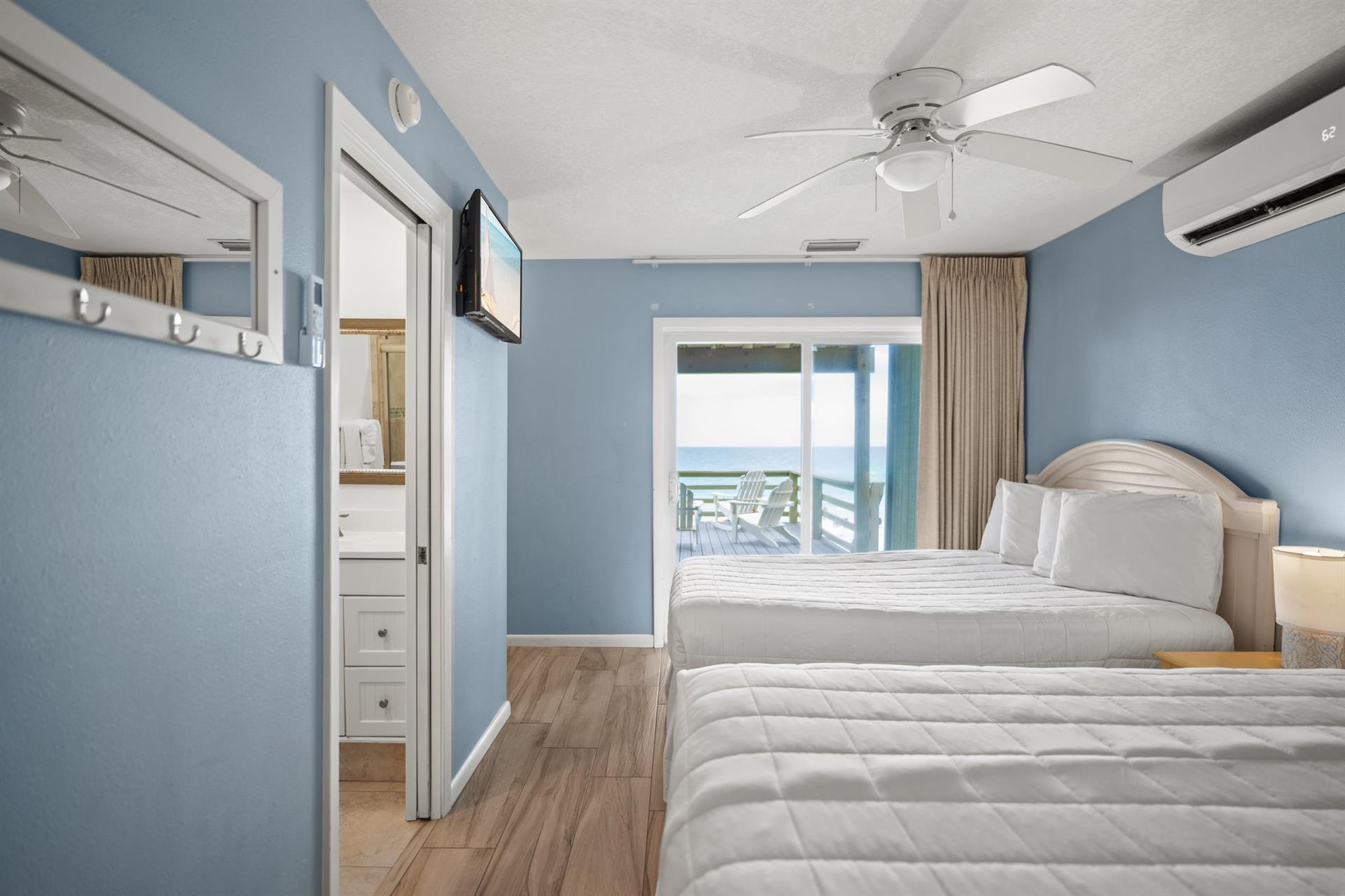 Bedroom 3 off the Garage with Two Queen Beds