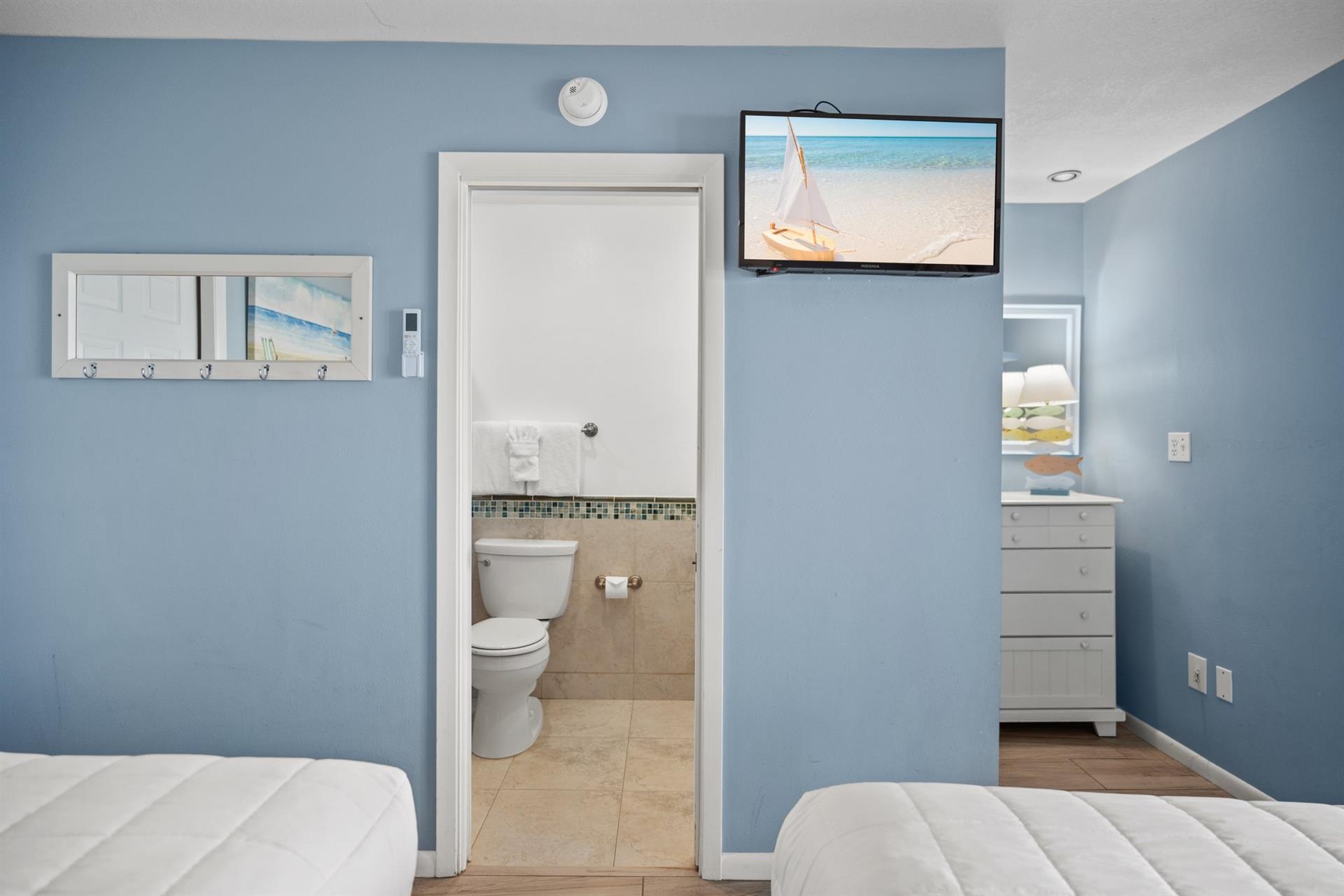 Guest Bedroom with attached Bathroom