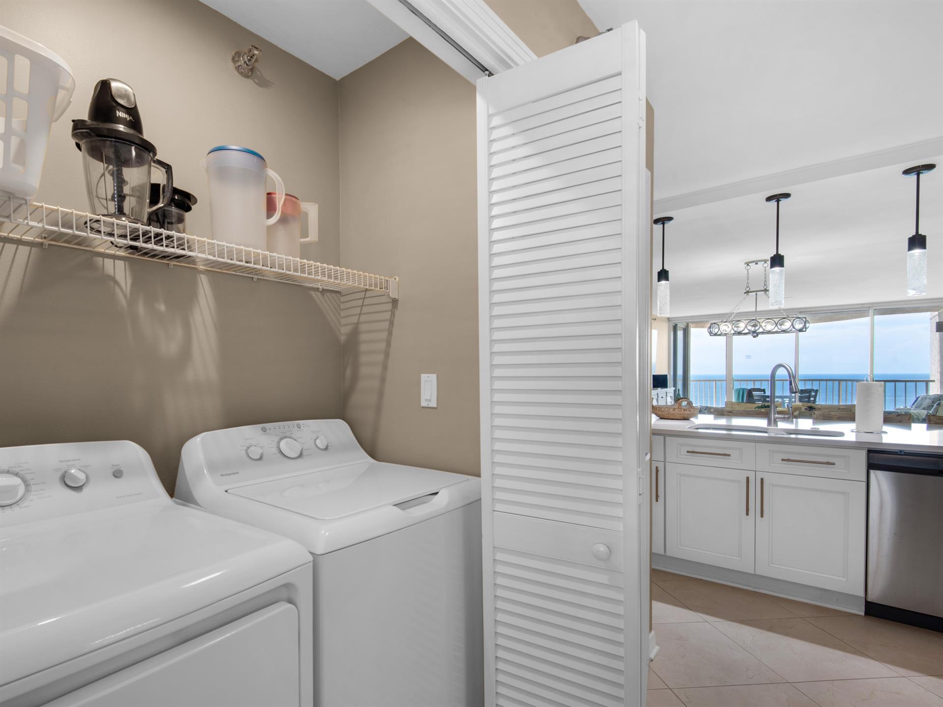 Convenient InUnit Laundry