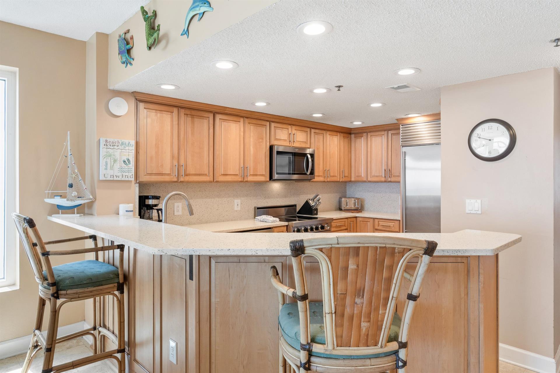 Bar Seating at Kitchen