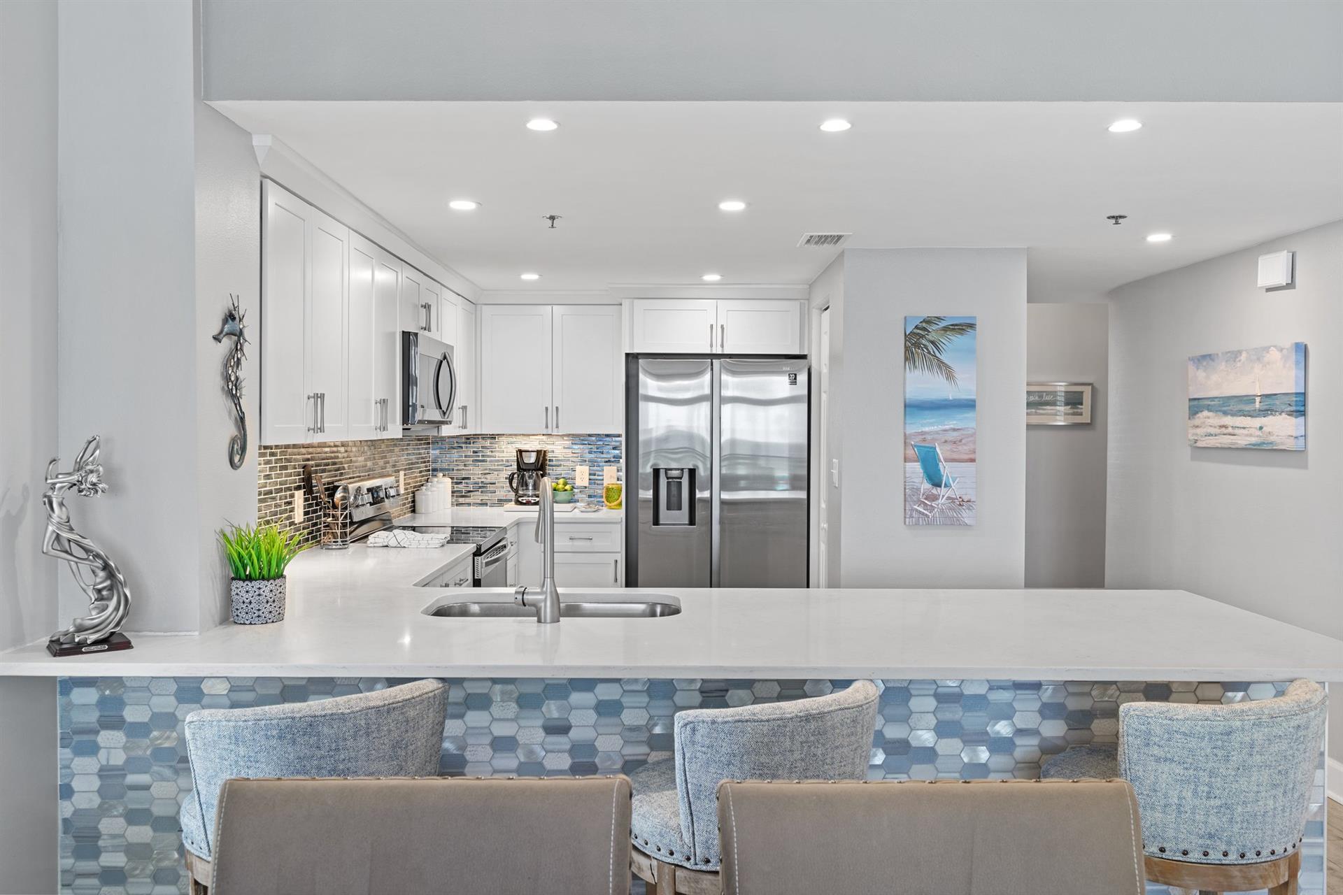 Kitchen with Bar Seating