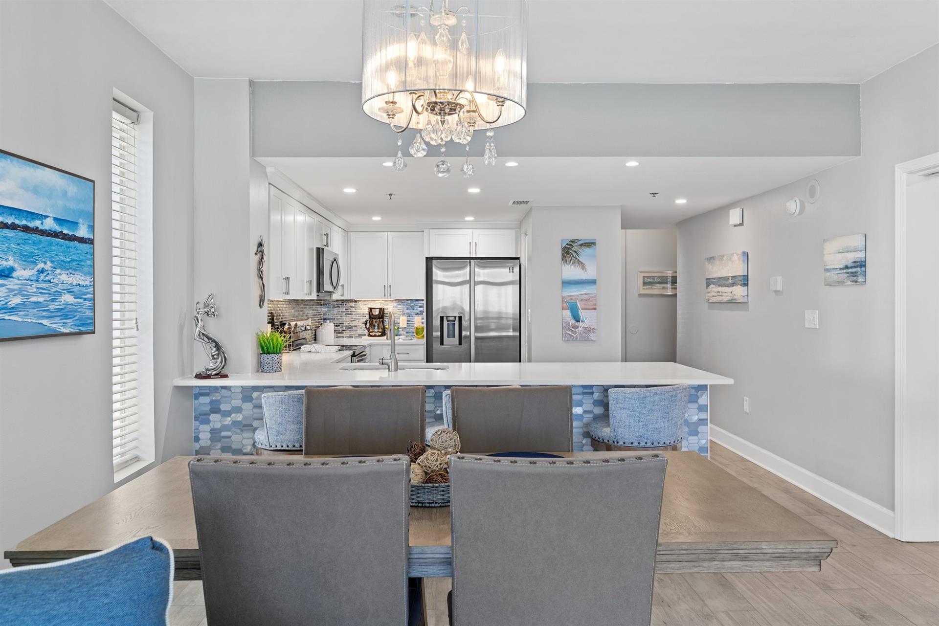 Dining Area into Kitchen