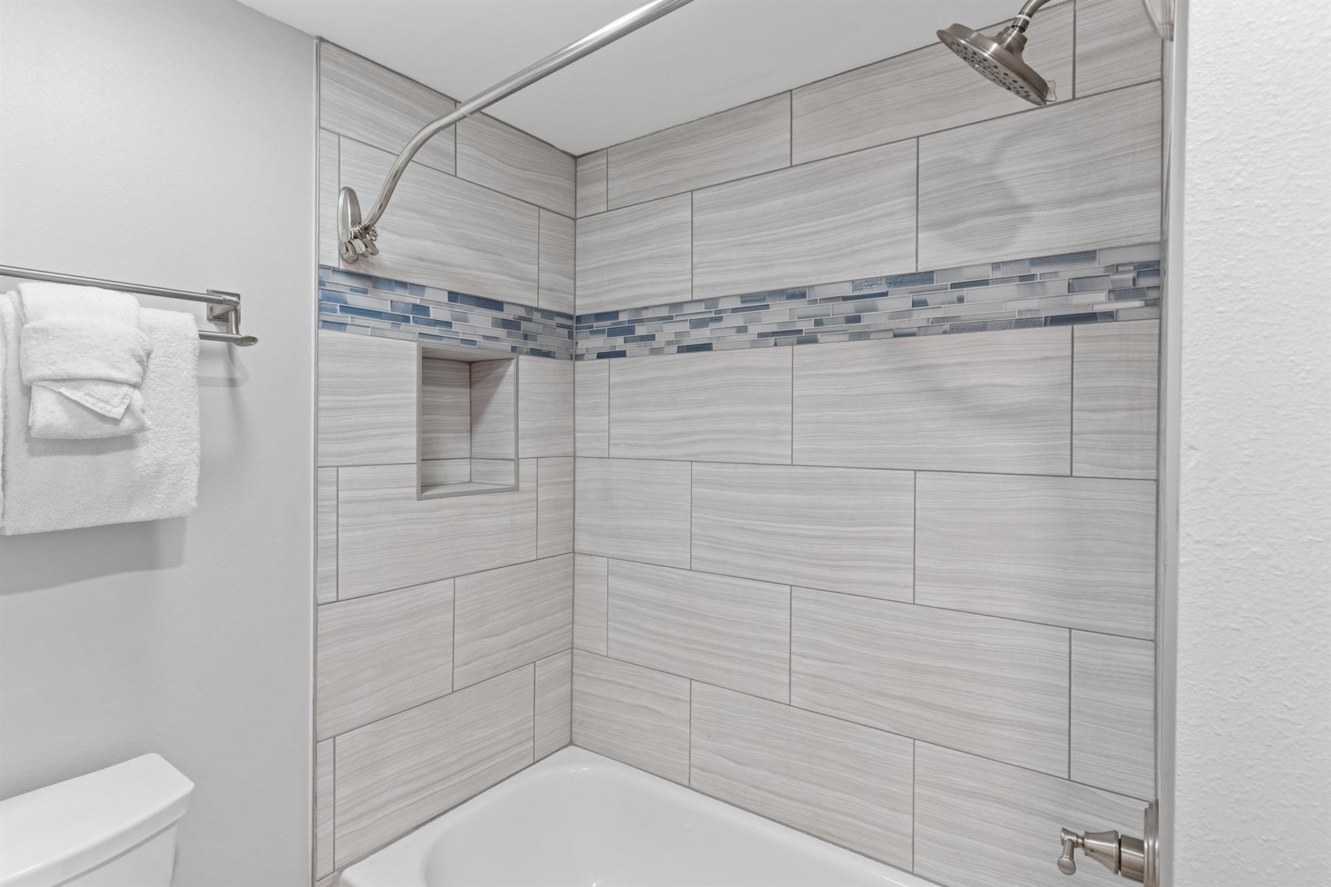 Bathroom 2 with Tub and Shower