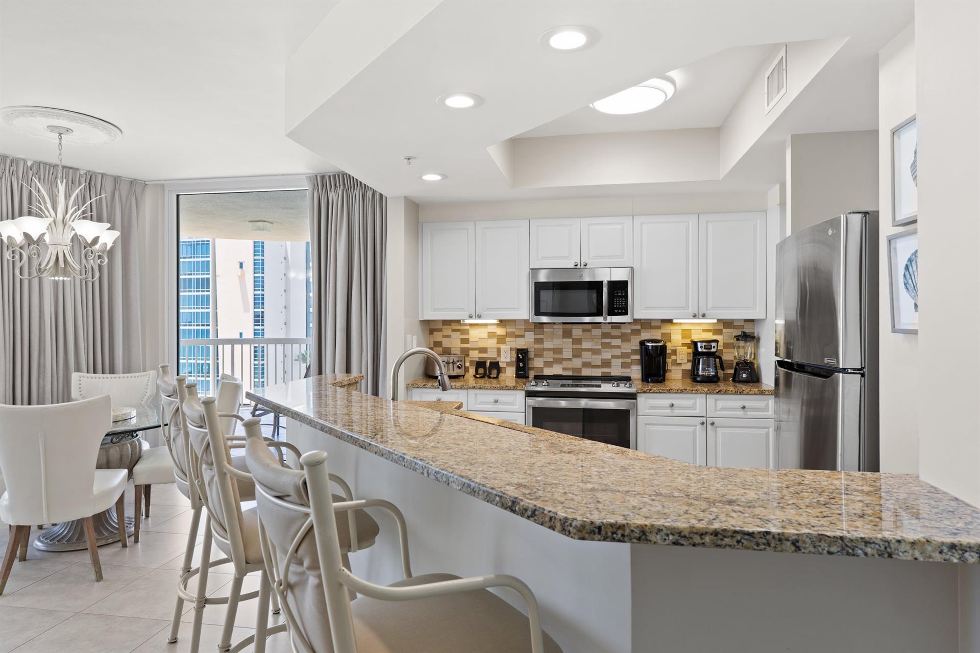 Kitchen with Bar Seating