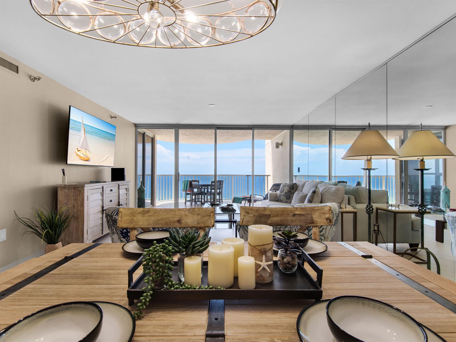 Gulf Views from Dining Table