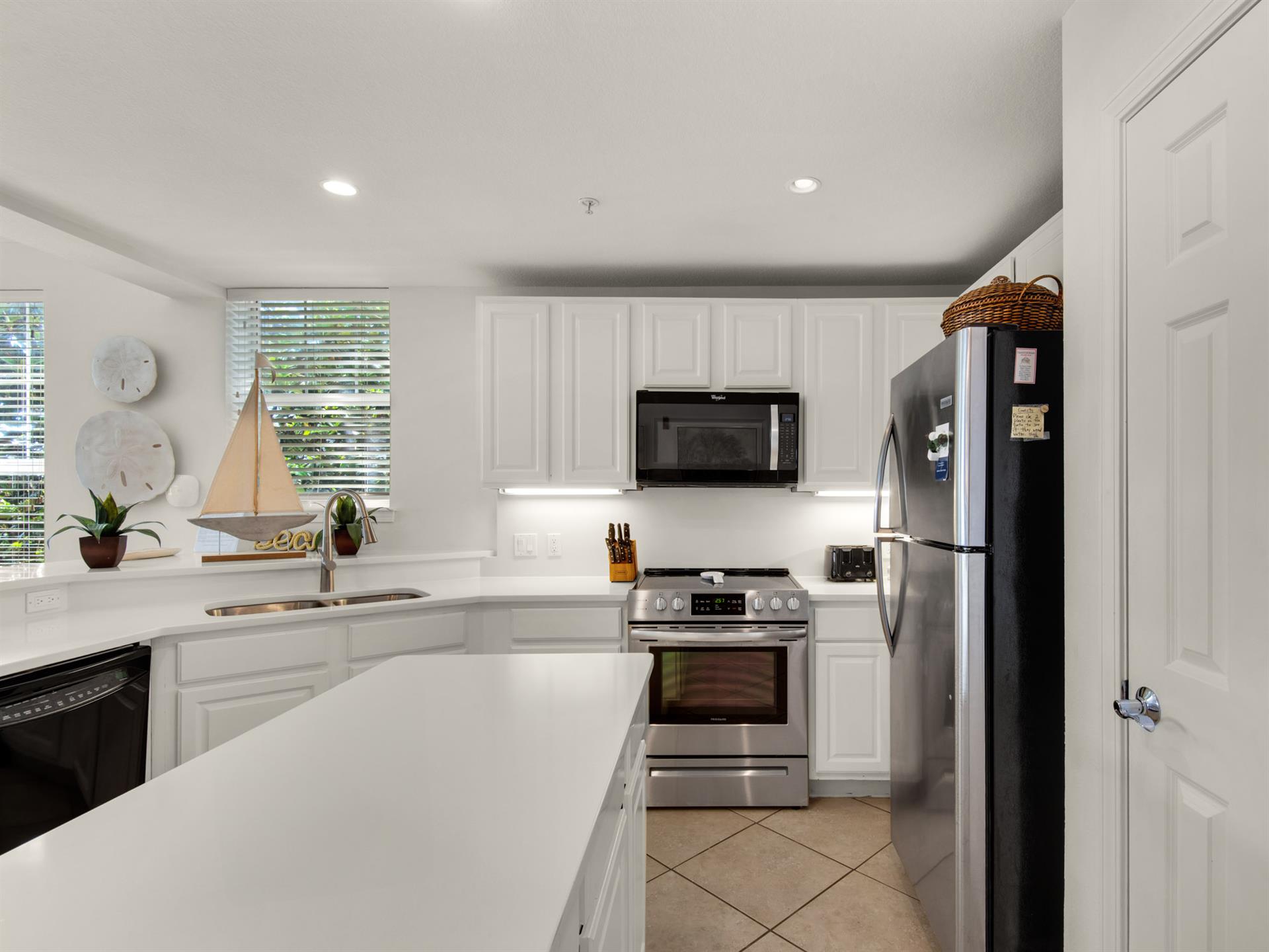 Large open kitchen area recently remodeled May 2025