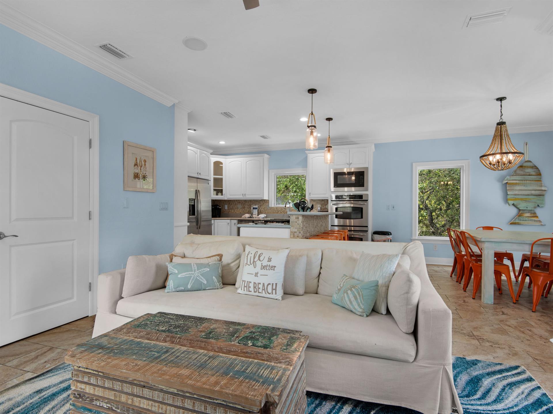 Living and Kitchen Areas on Main Floor