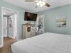 Flat Screen TV in Guest Bedroom