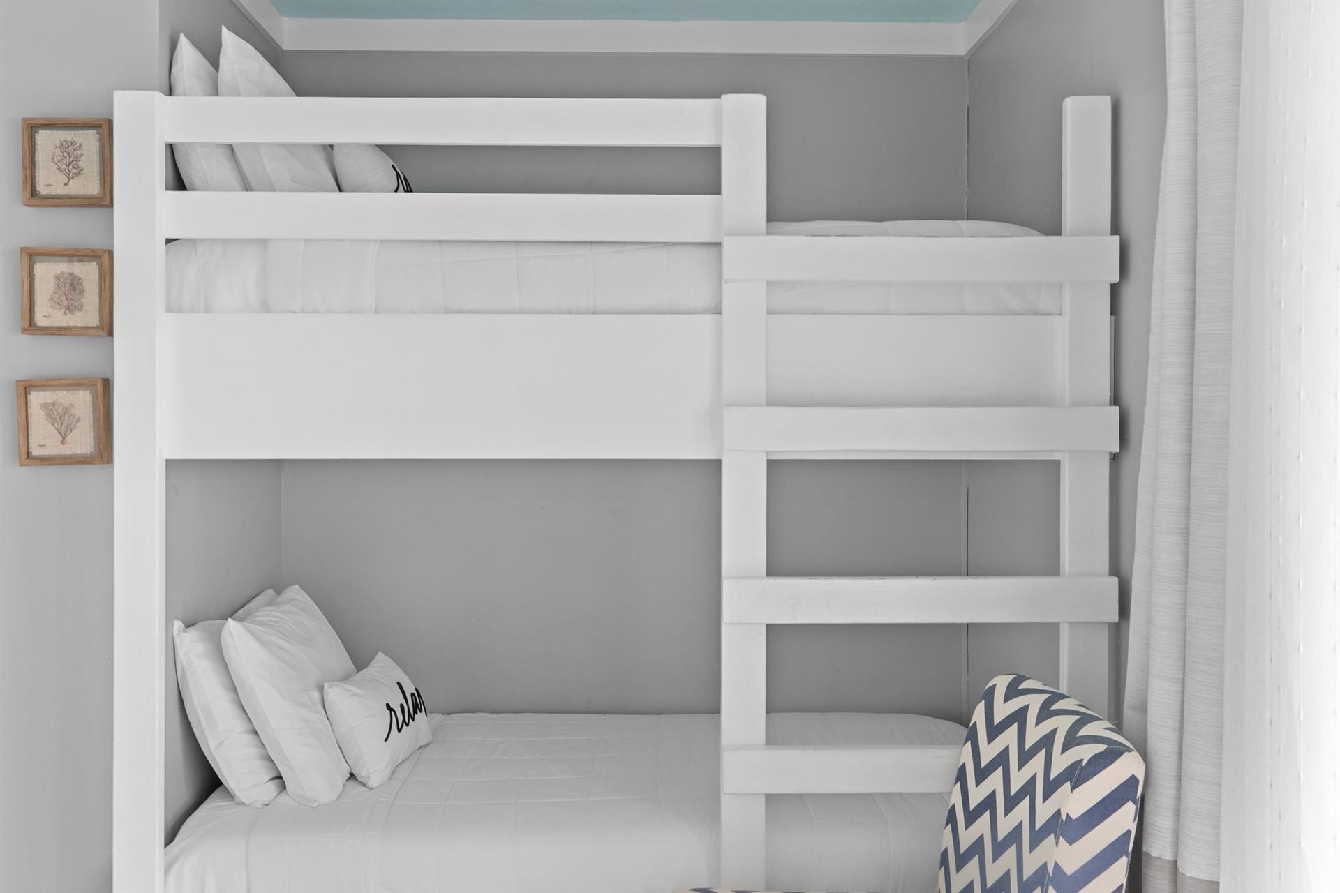 Built In Bunks in Primary Bedroom