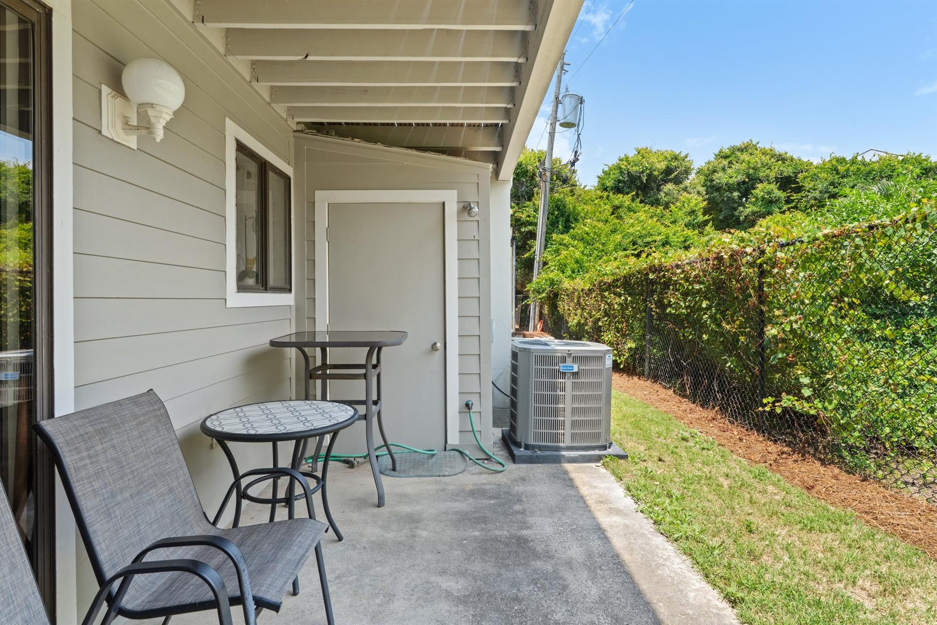Back Porch with Patio Furniture 1st Floor