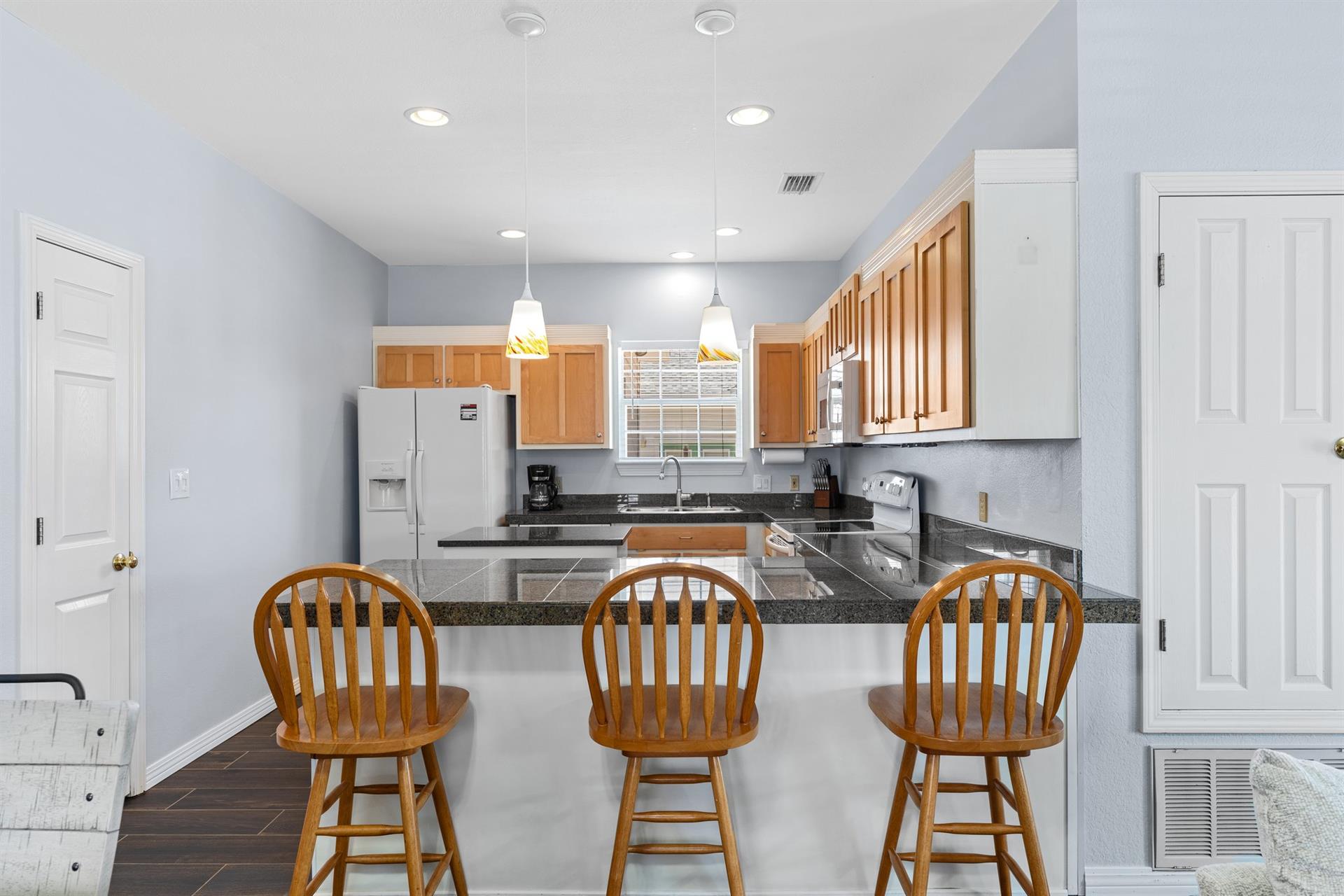 Kitchen with Bar Seating