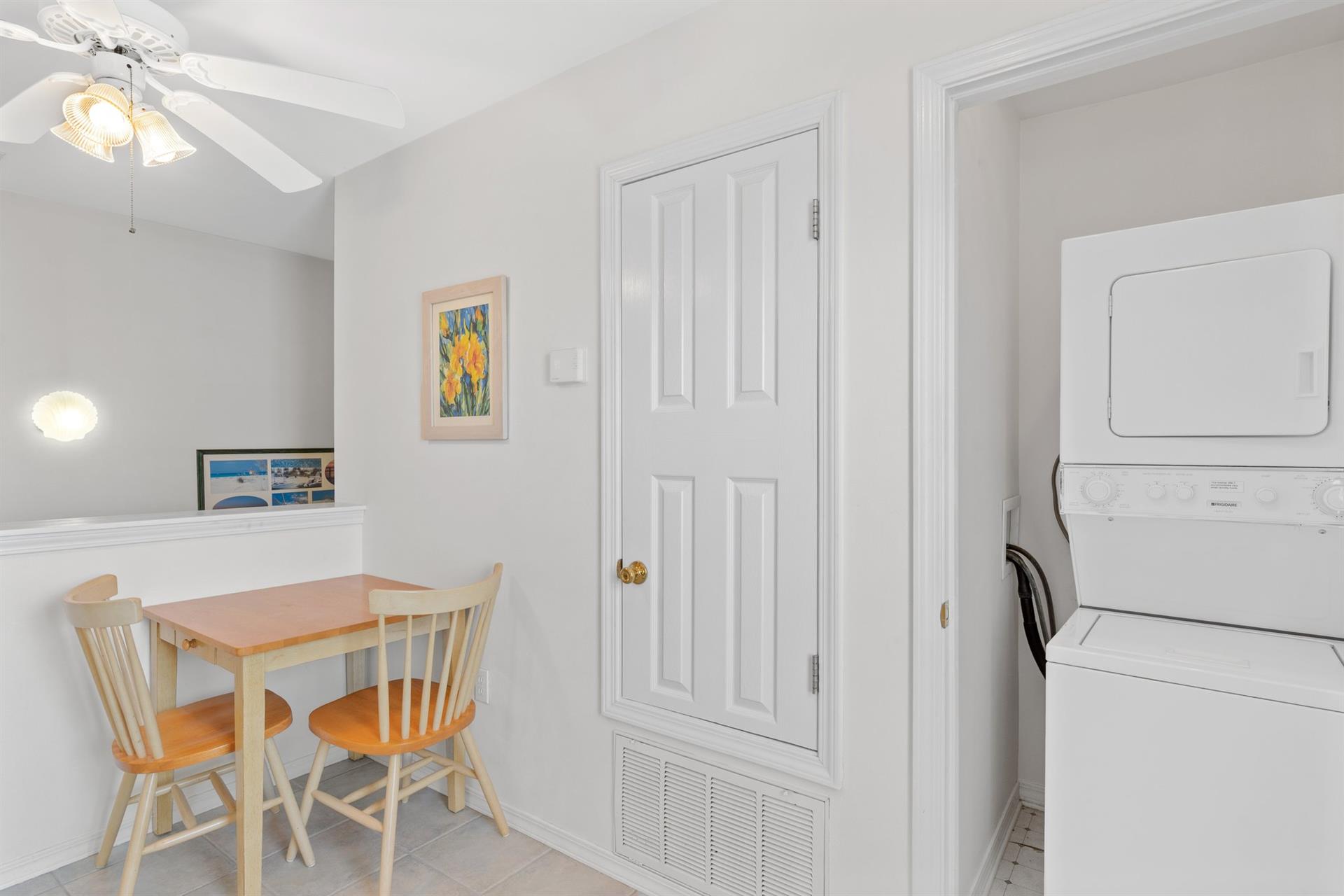 Laundry Area in Carriage House