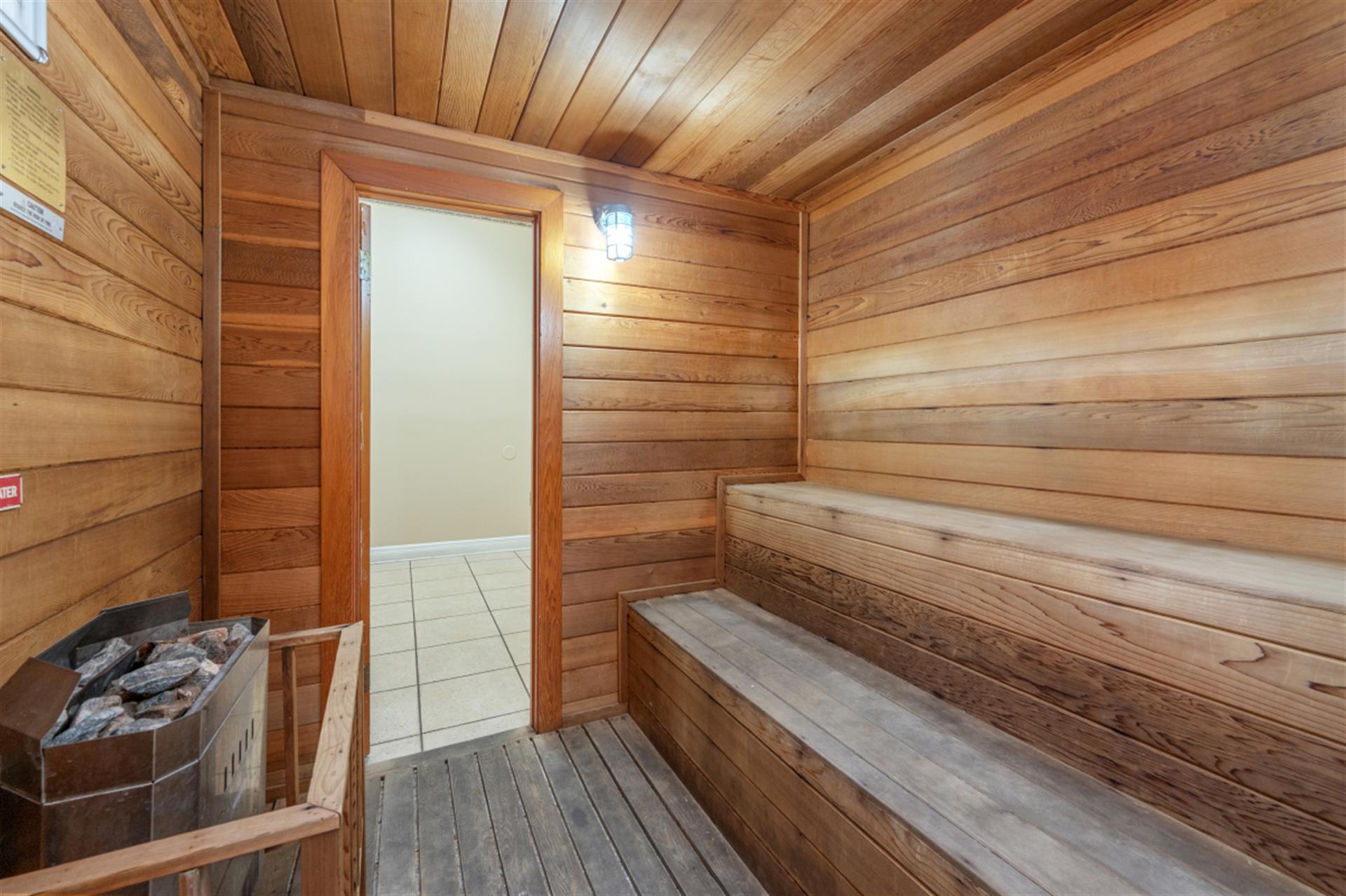Clubhouse Sauna