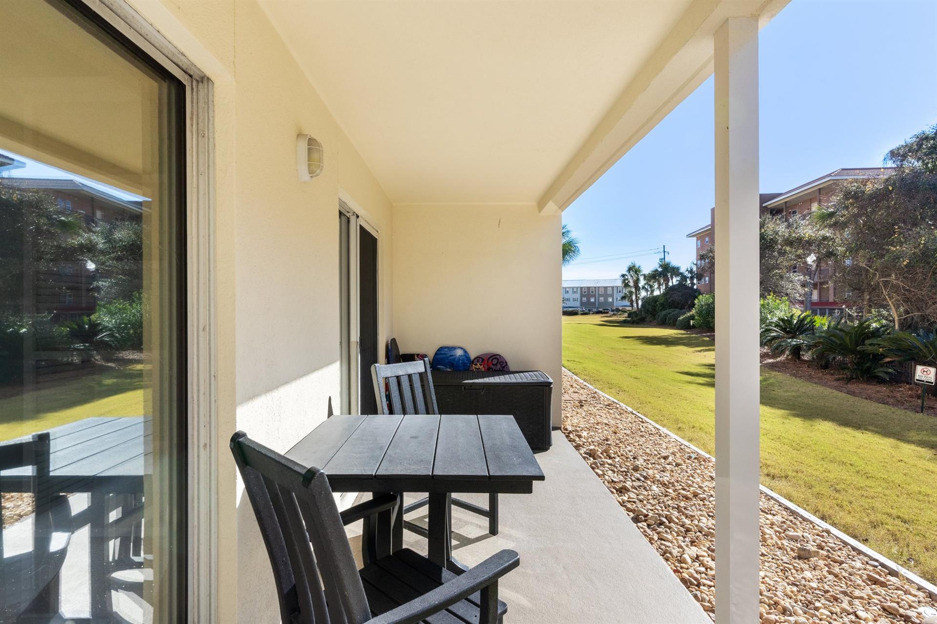 Enjoy refreshing drinks and meals on the Patio