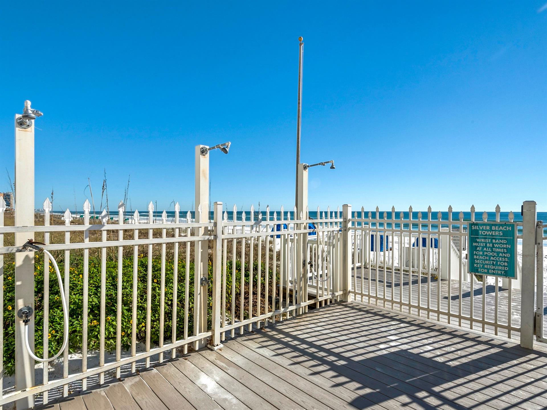 Rinse off from the Beach