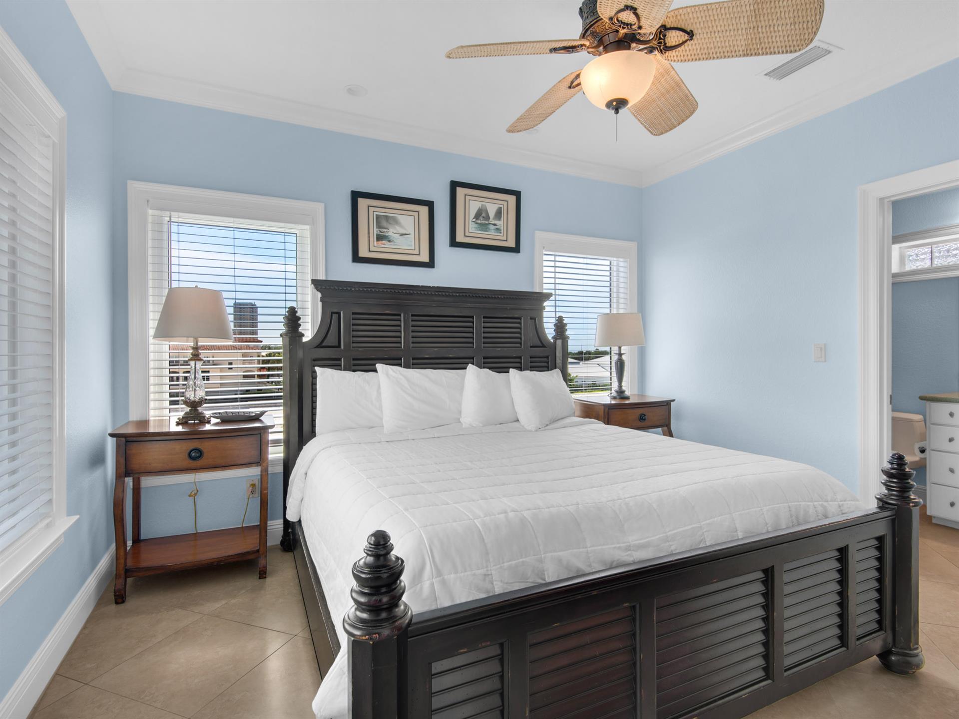 Bedroom 2  4th Floor with King Bed