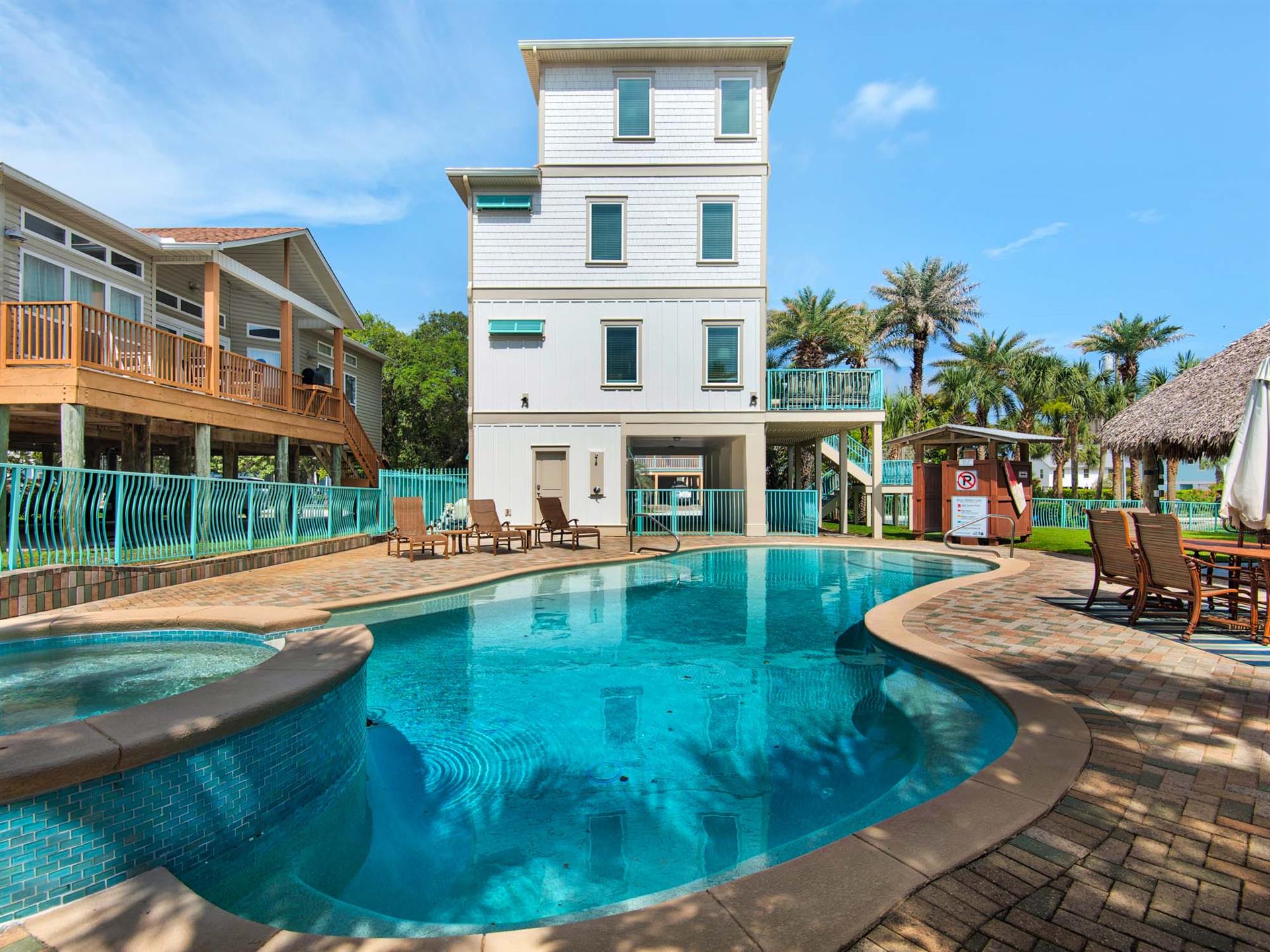 Large Lagoon Style Pool