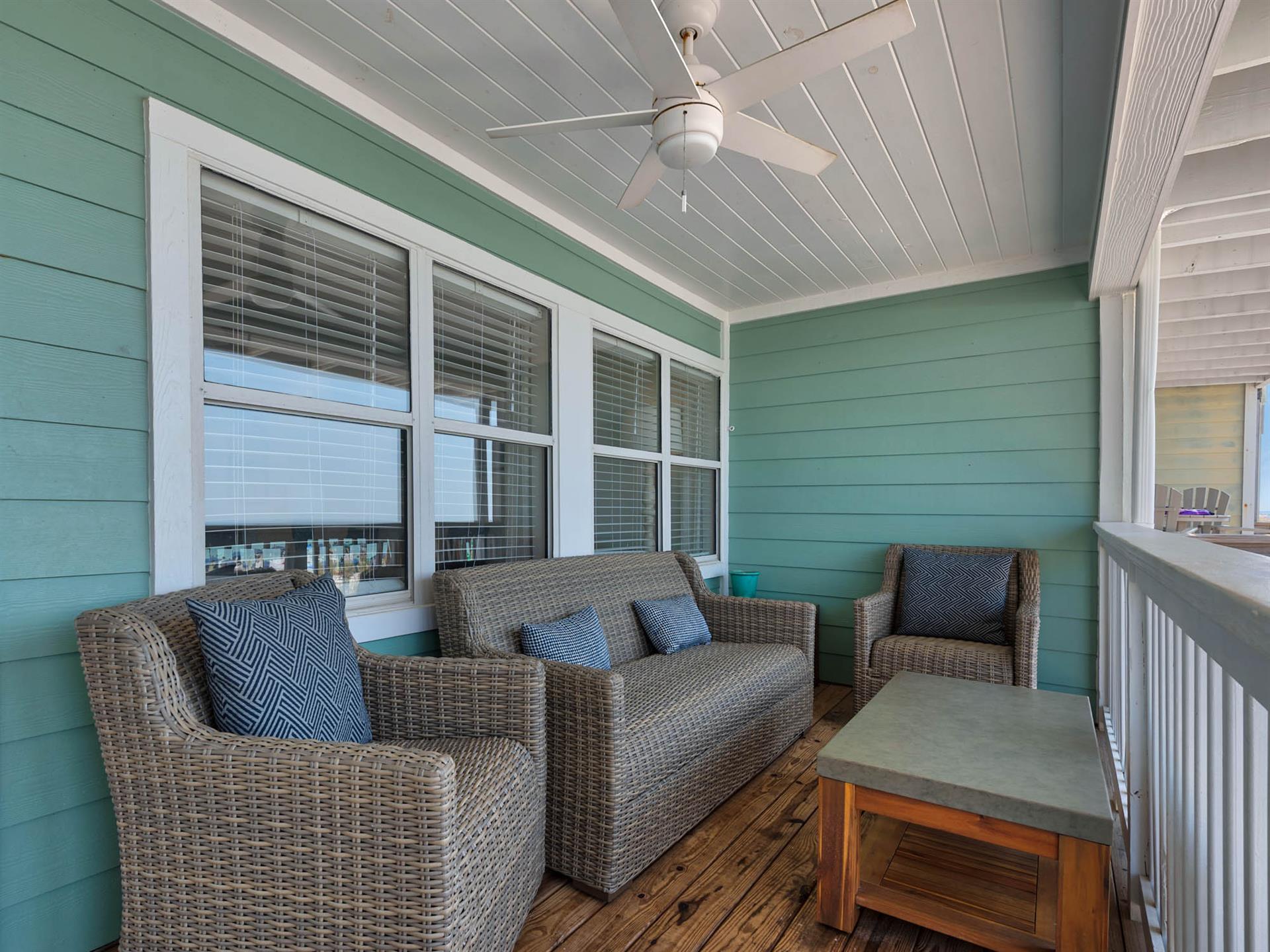 Covered patio off living area