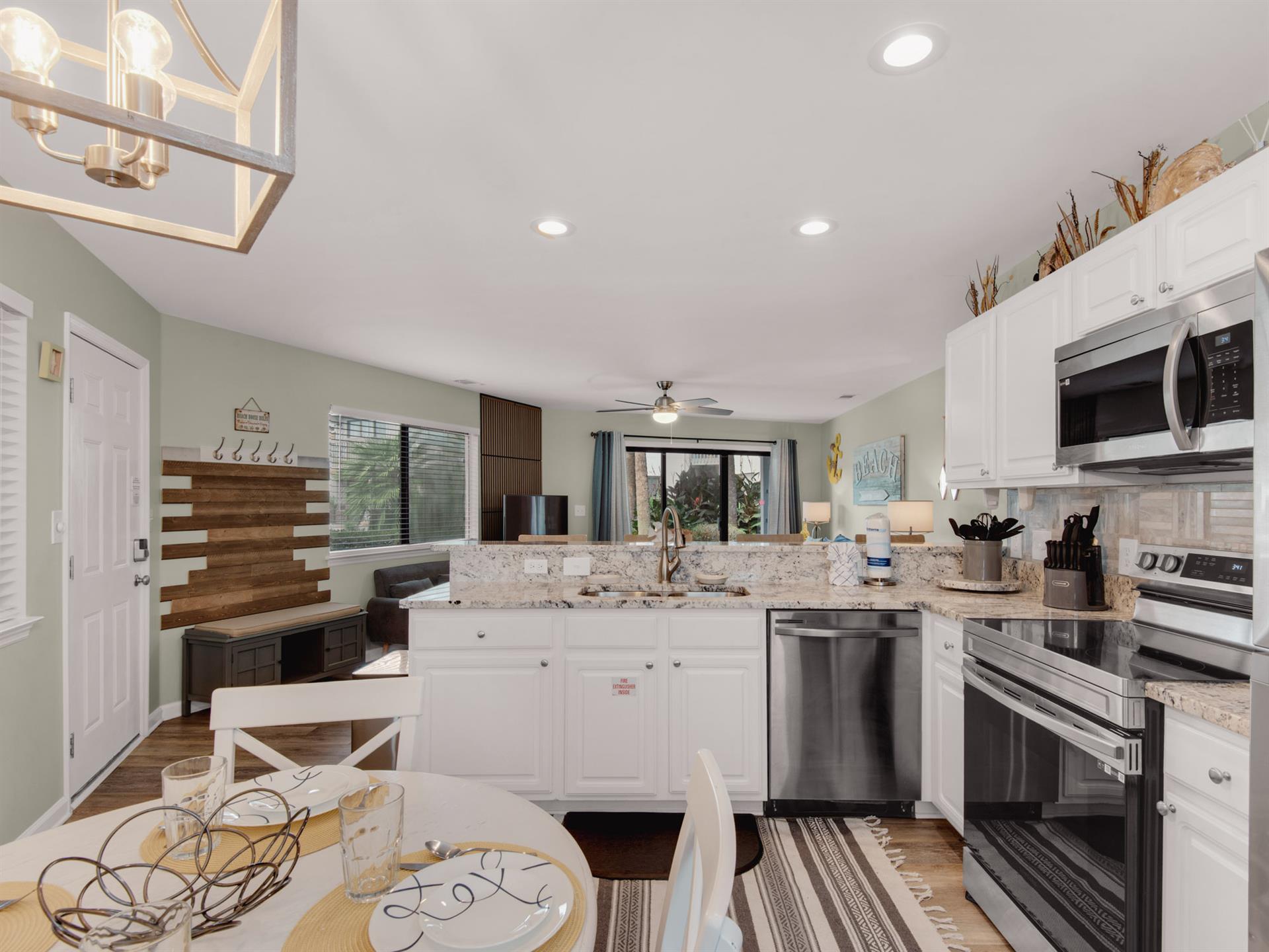 Kitchen and Living Area