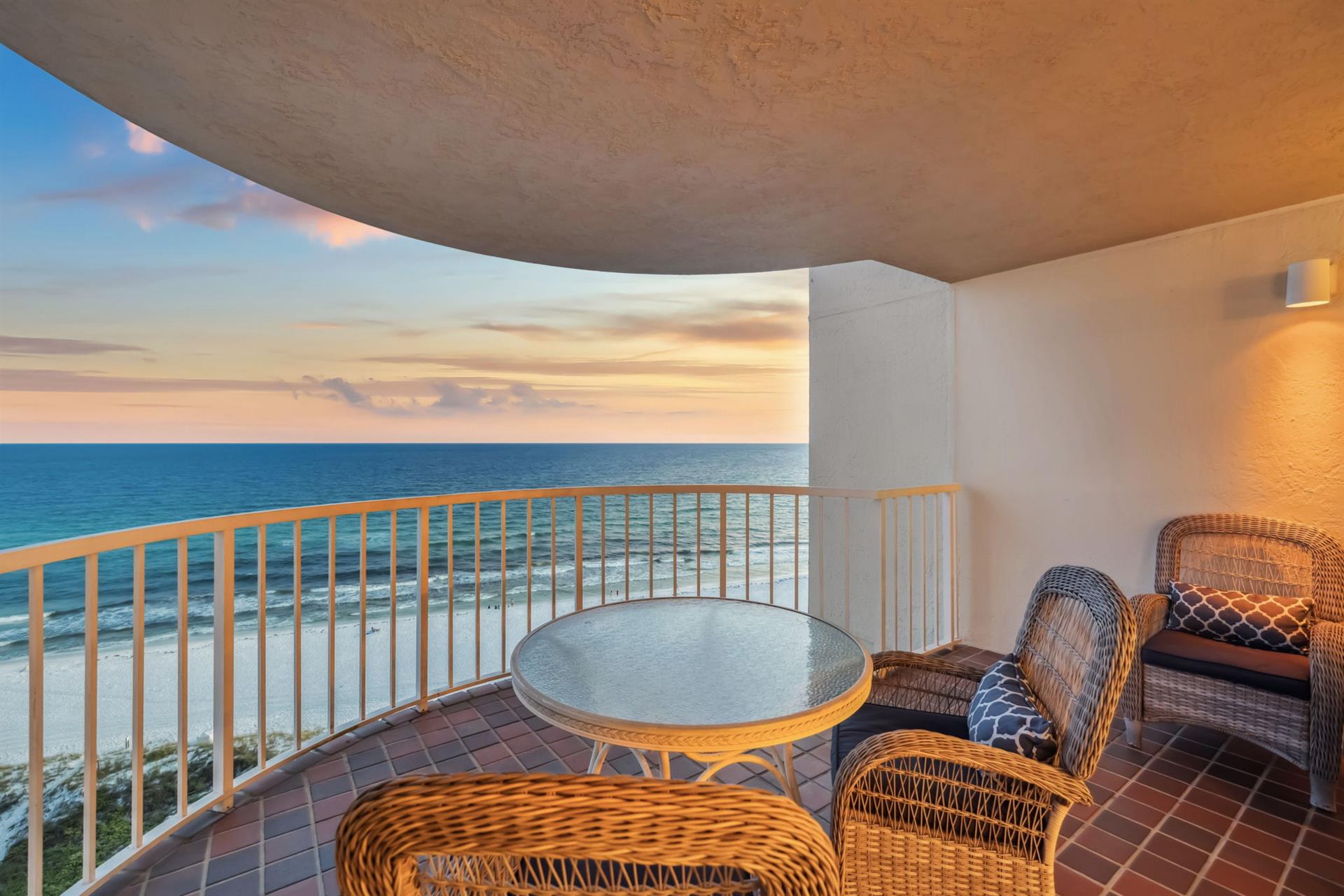 Beautiful Sunsets from the Private Patio