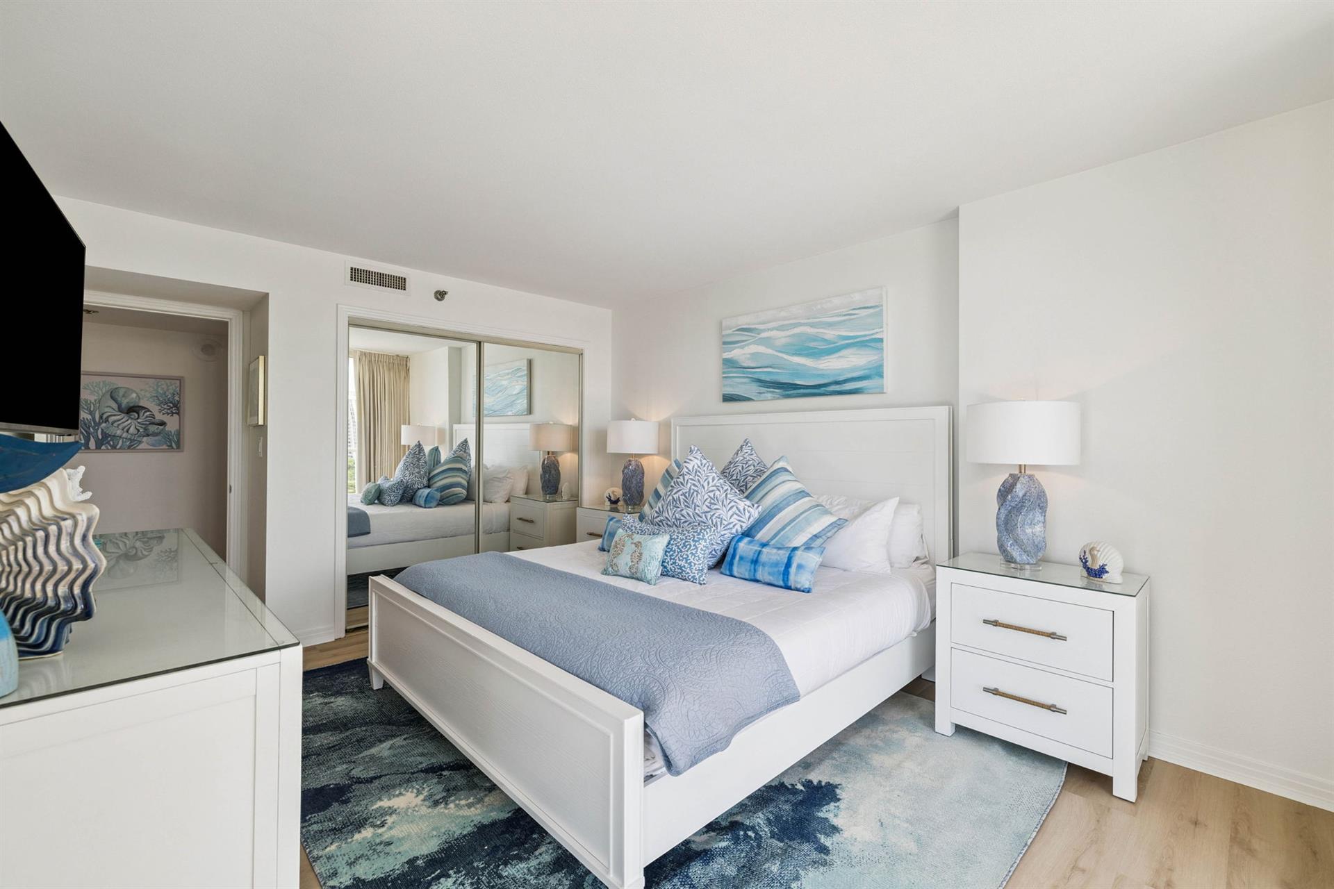 Smart TV in 1st Guest Bedroom