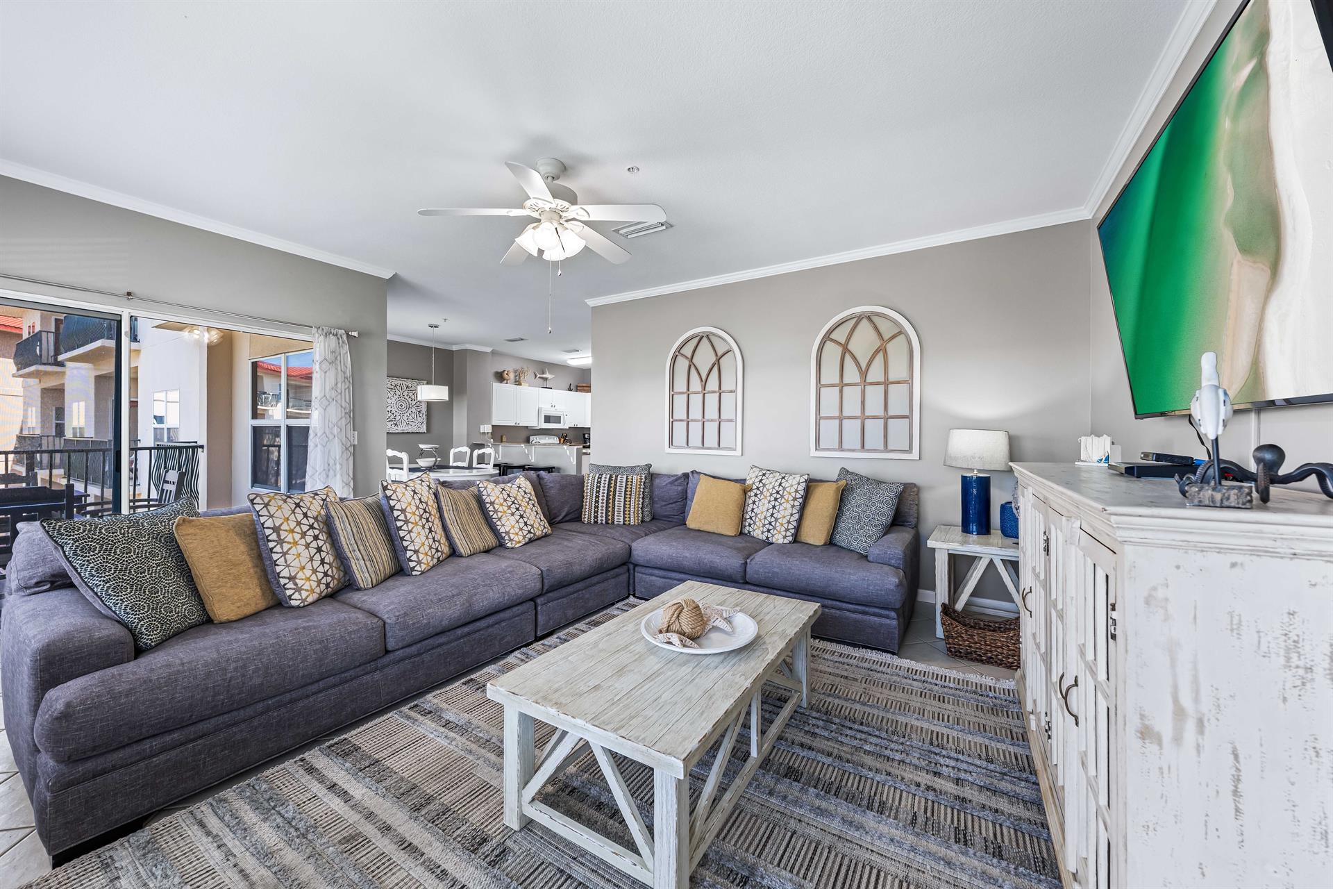 Open Living Room with Plenty of Seating