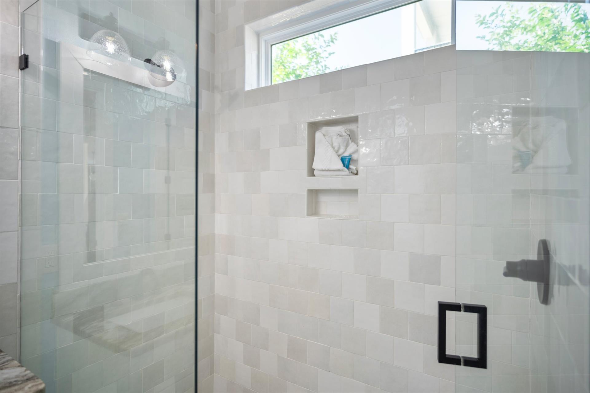 Large WalkIn Shower on 1st Fl in Bathroom 2