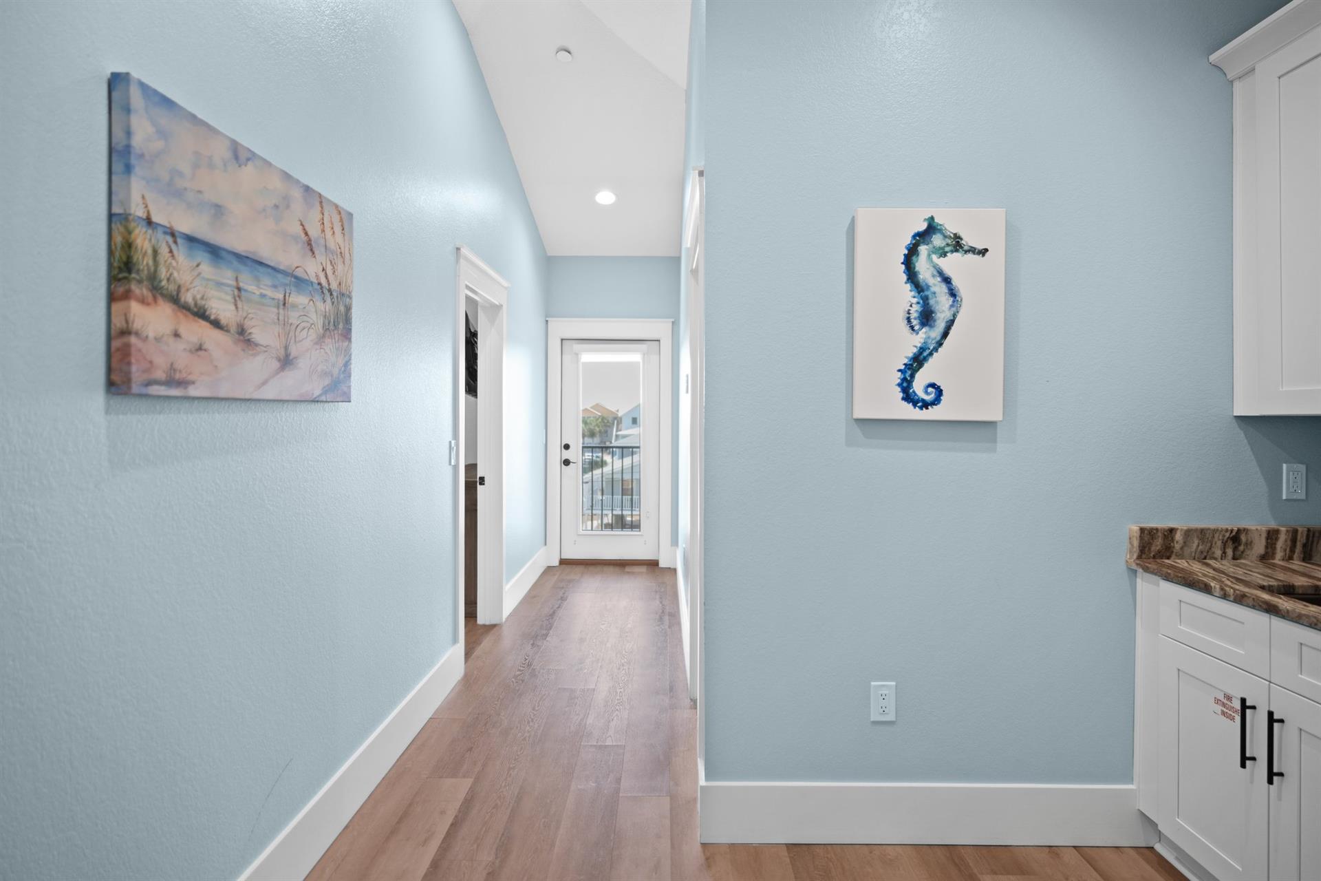 3rd Fl Kitchenette and Hall to 3rd fl Balcony