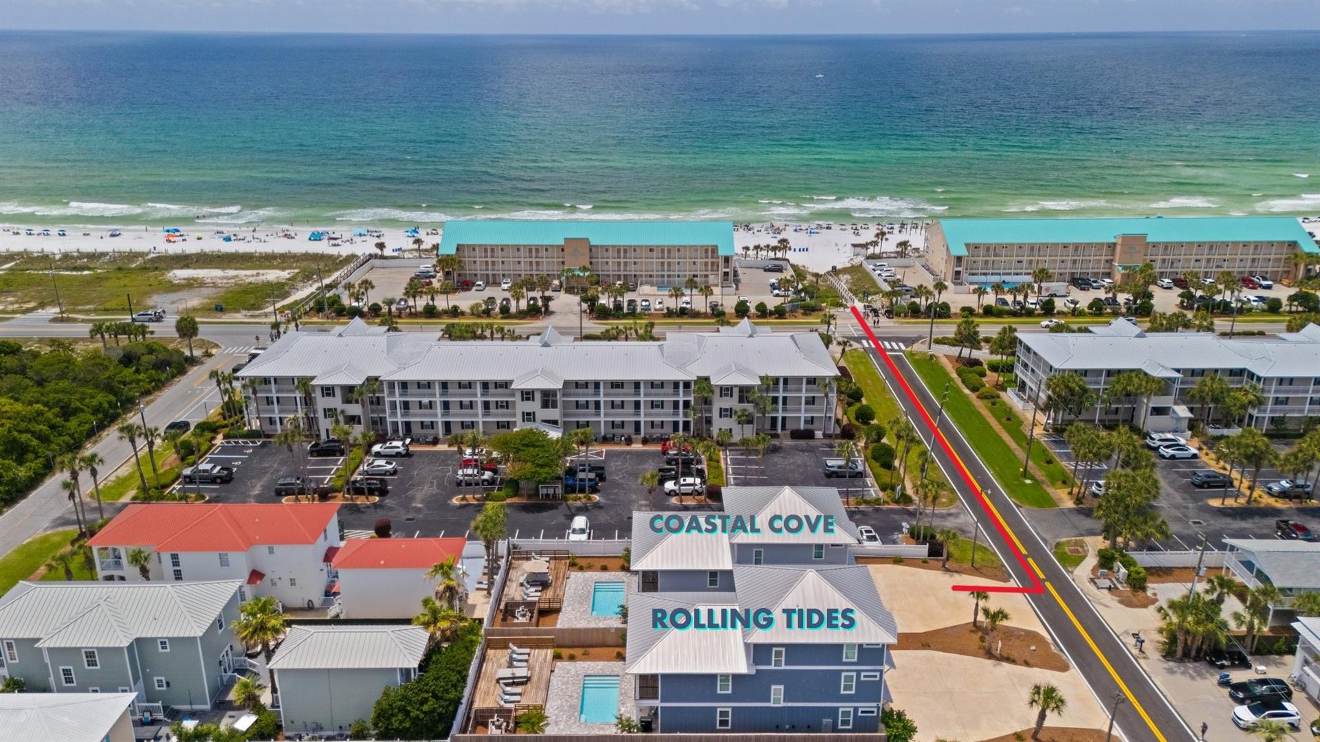 Short Walk to the Beach mapped