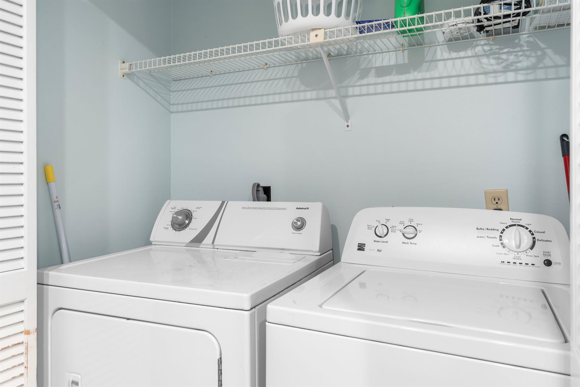 Washer and Dryer on 2nd Fl