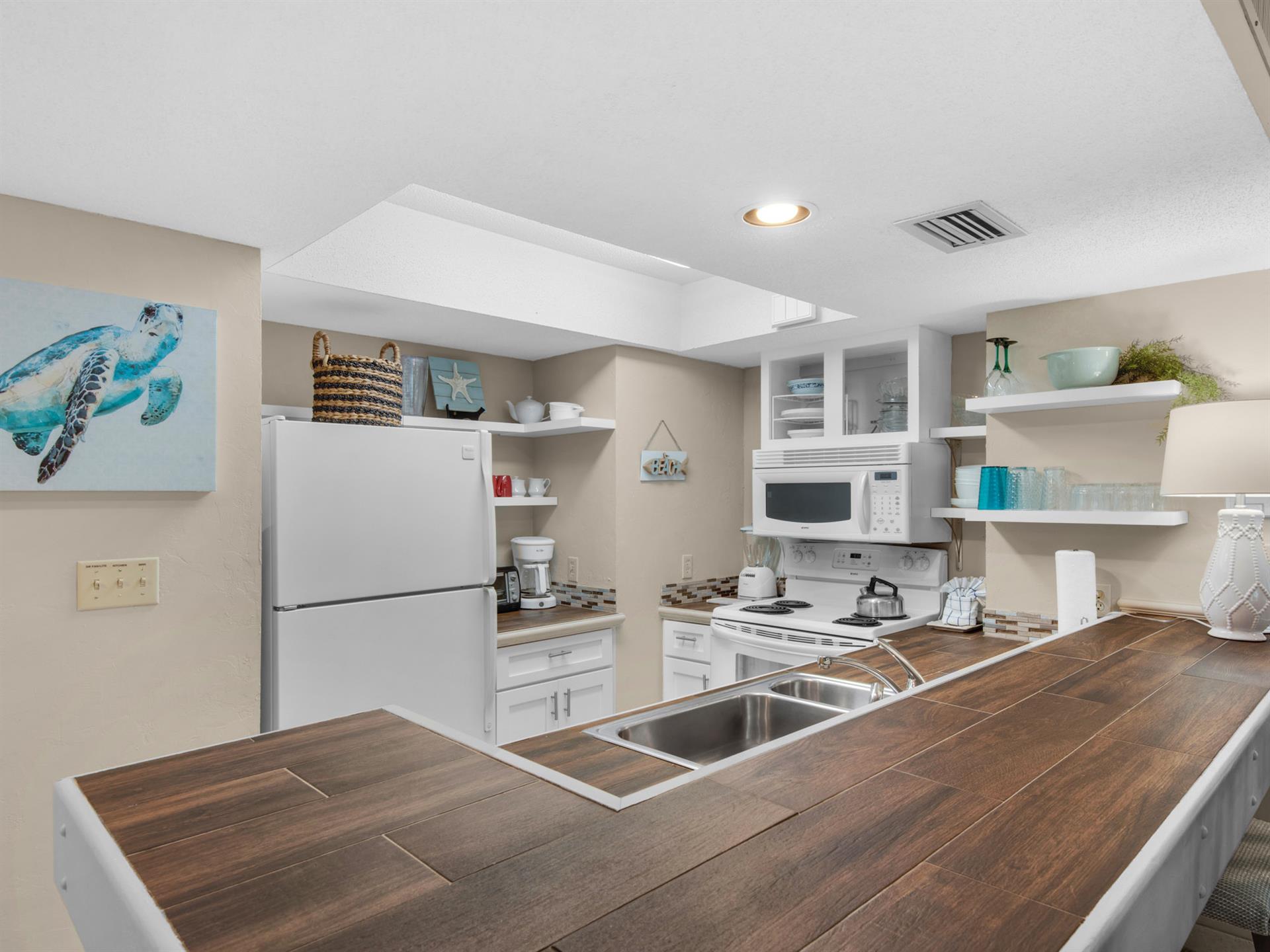 Open Shelving in Kitchen