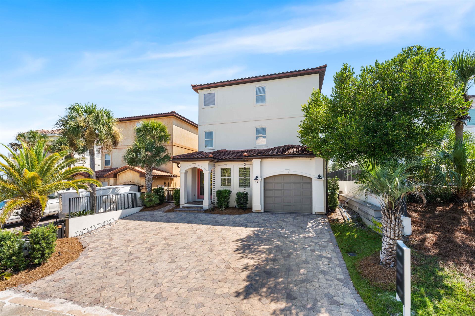 Parking for up to 34 vehicles
