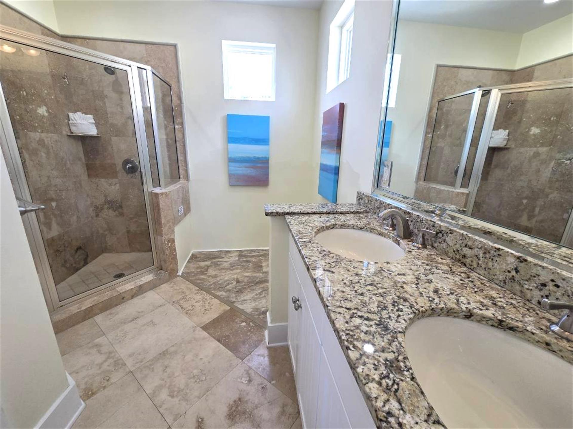 3rd floor bathroom 4 with walk in shower