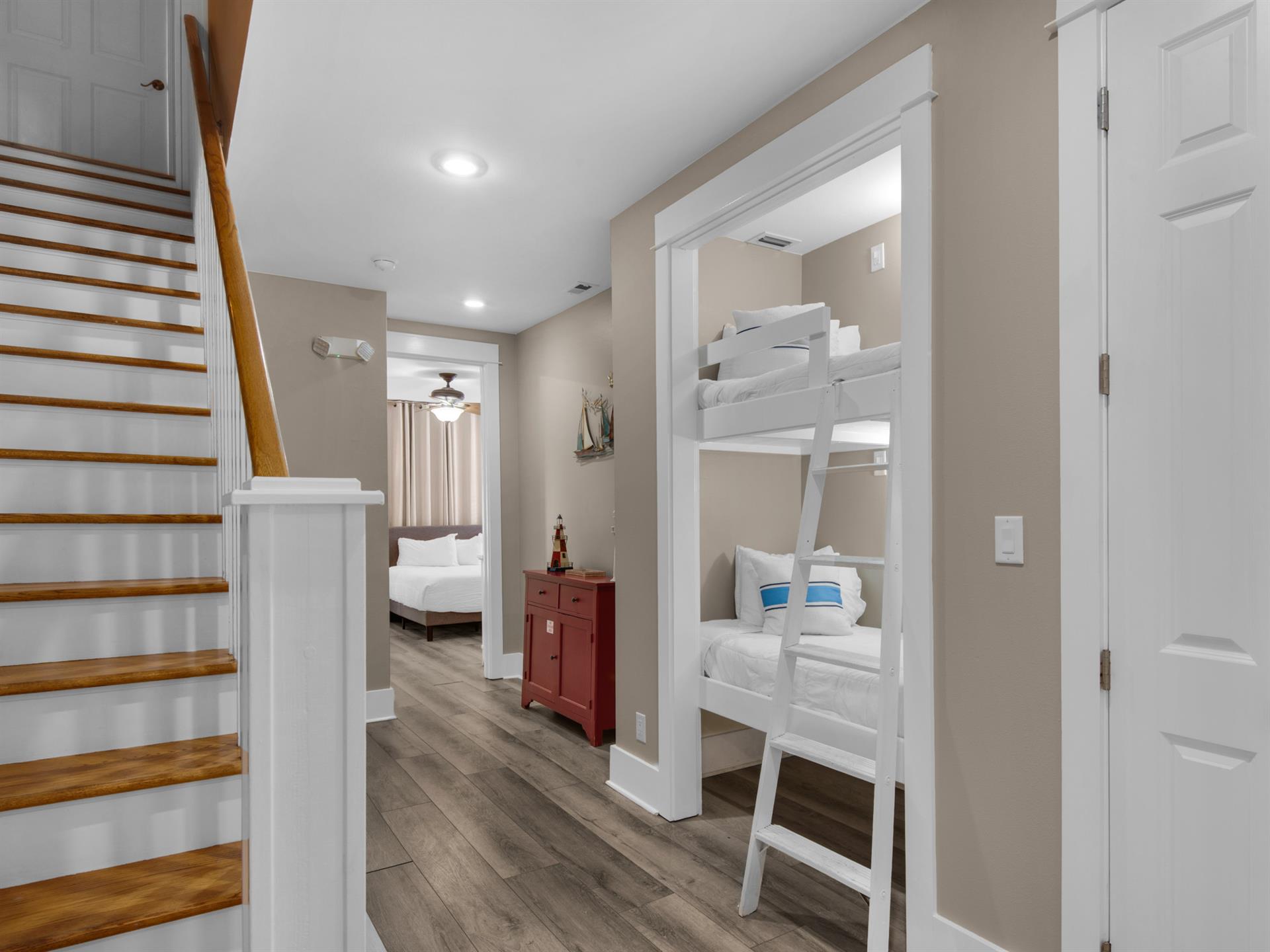2nd Floor Hallway Bunk Bed  bunk TVs streaming only