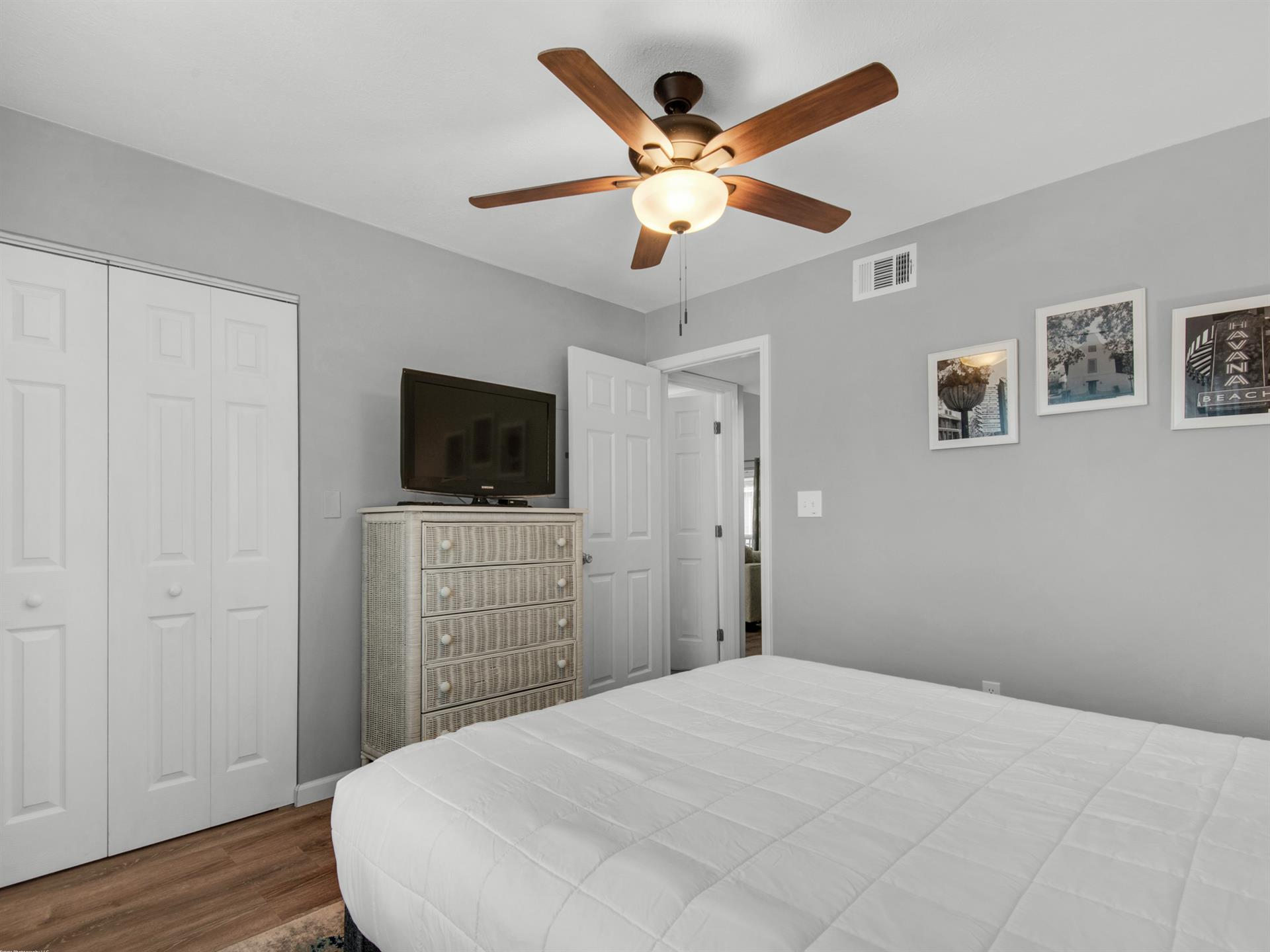 Flat Screen TV in Bedroom 2