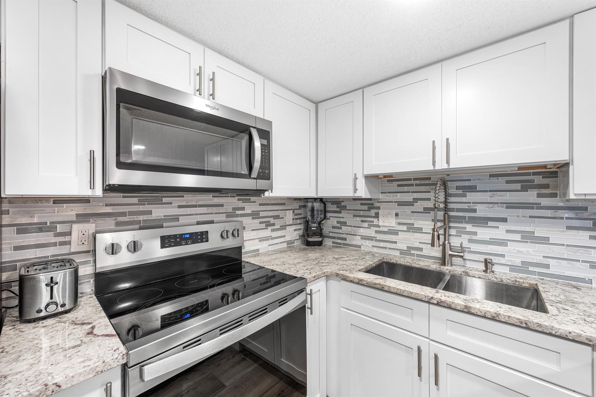 New, Stainless Appliances