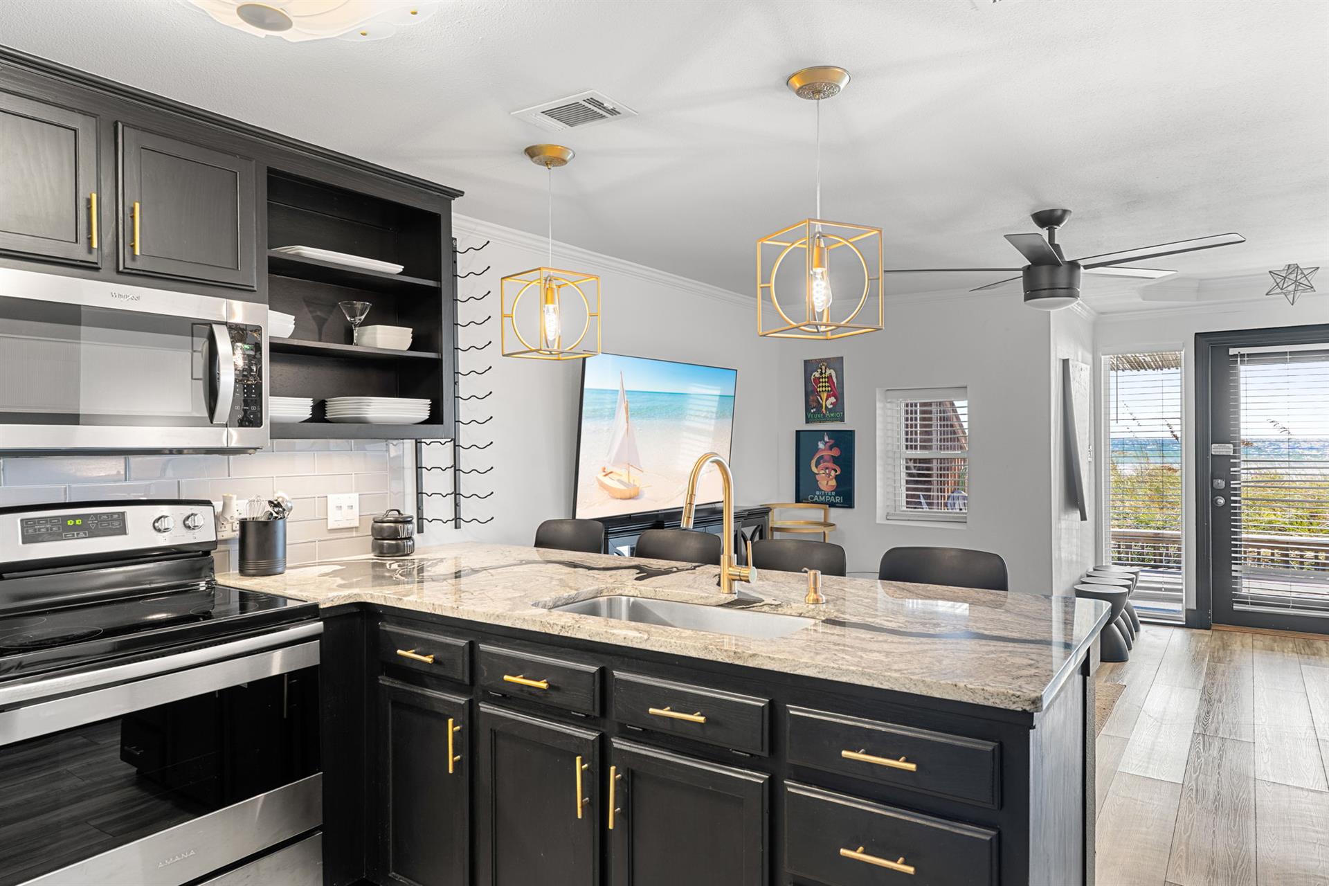 View from Kitchen on Beach Level