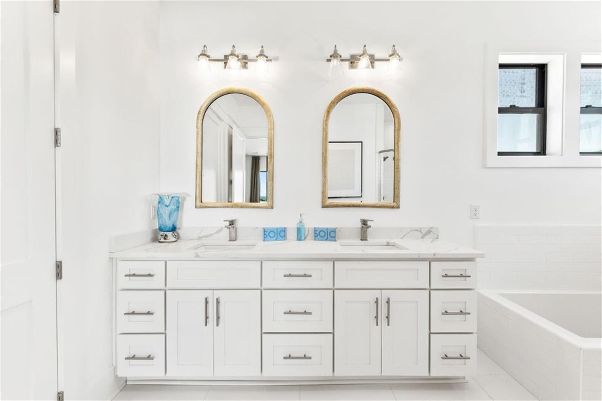 Bathroom 1 on 3rd Floor with Double Vanity