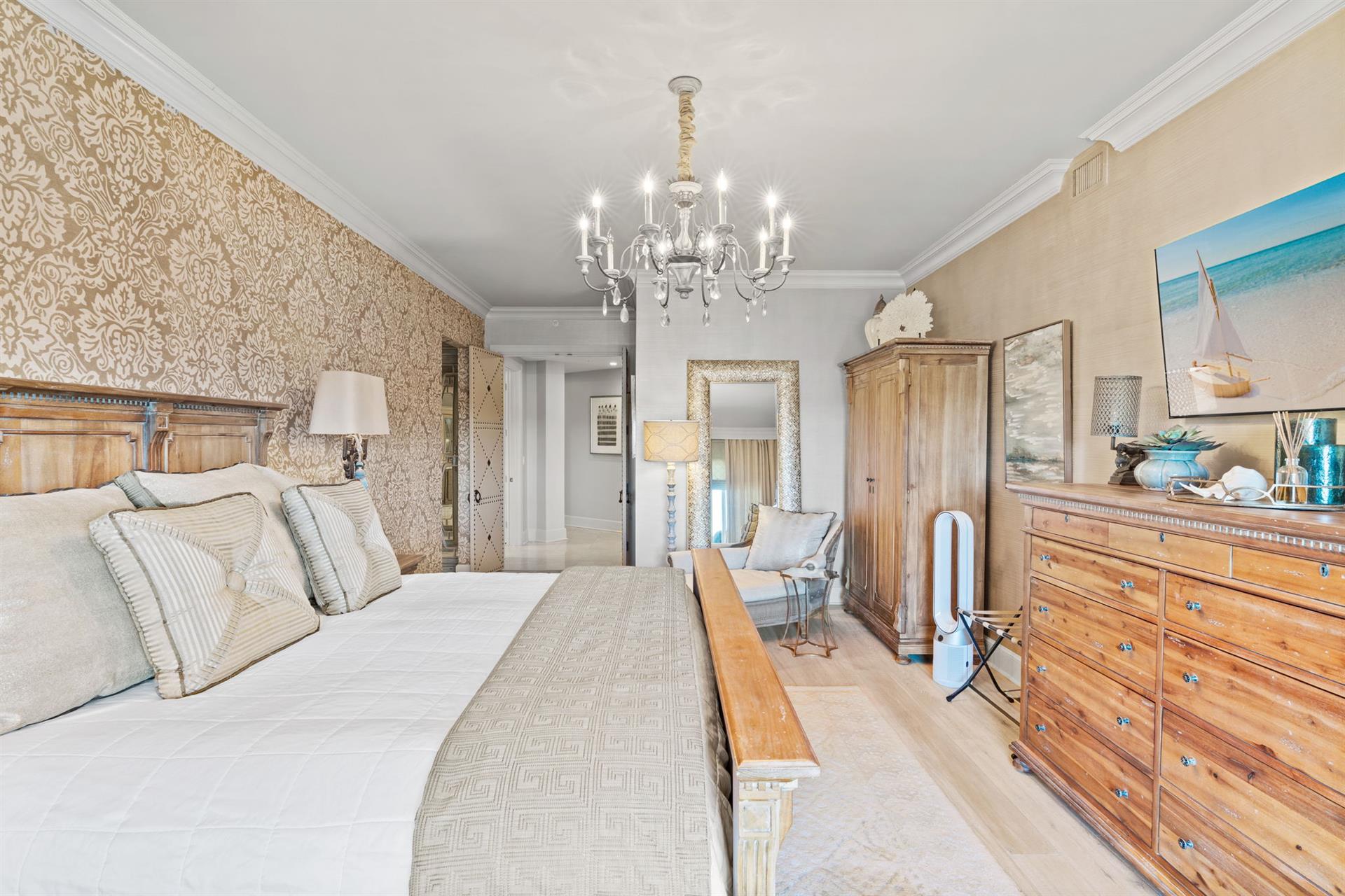 Bedroom 1 with Flat Screen TV