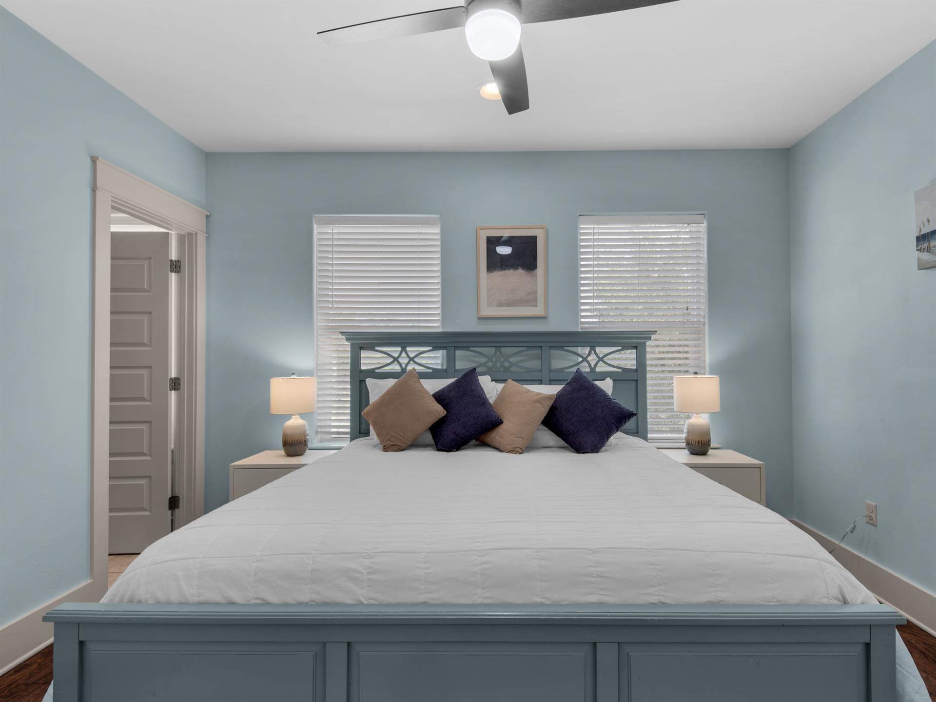 Bedroom 1 with King  2nd Floor