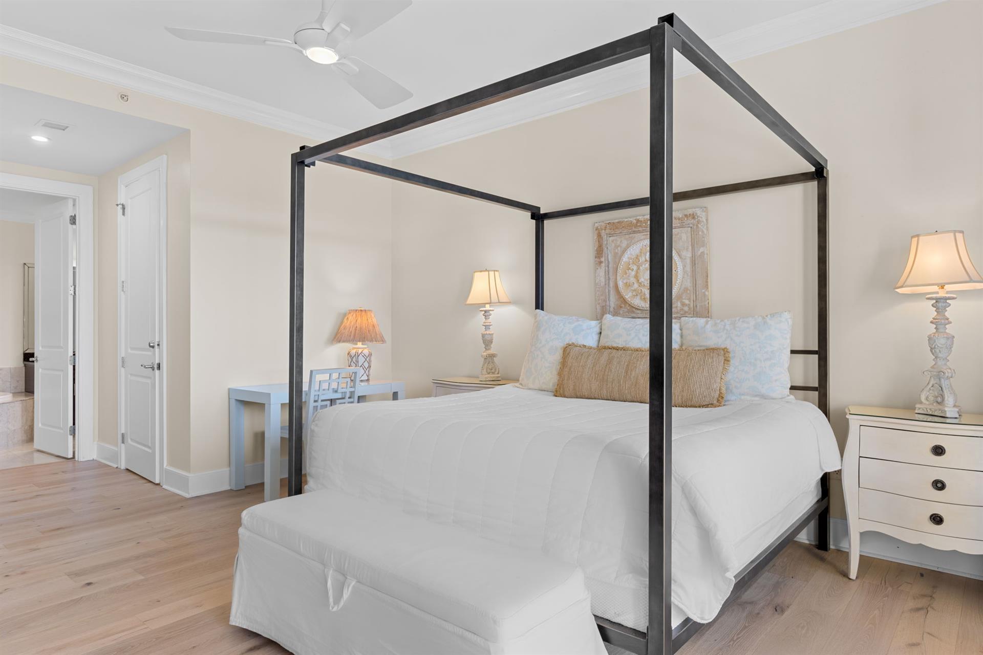 King Bed in Bedroom 1