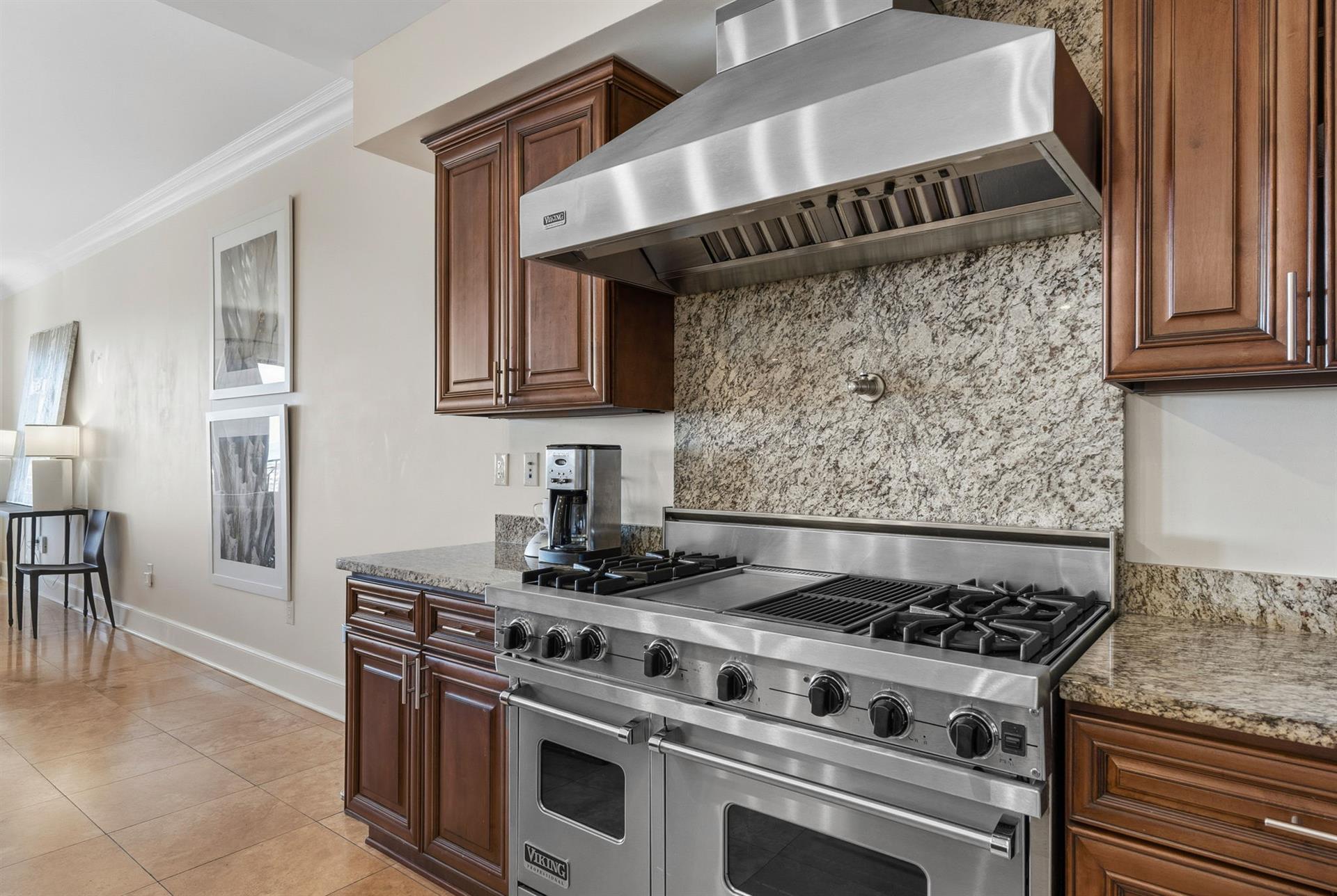 Kitchen with Gas Stove