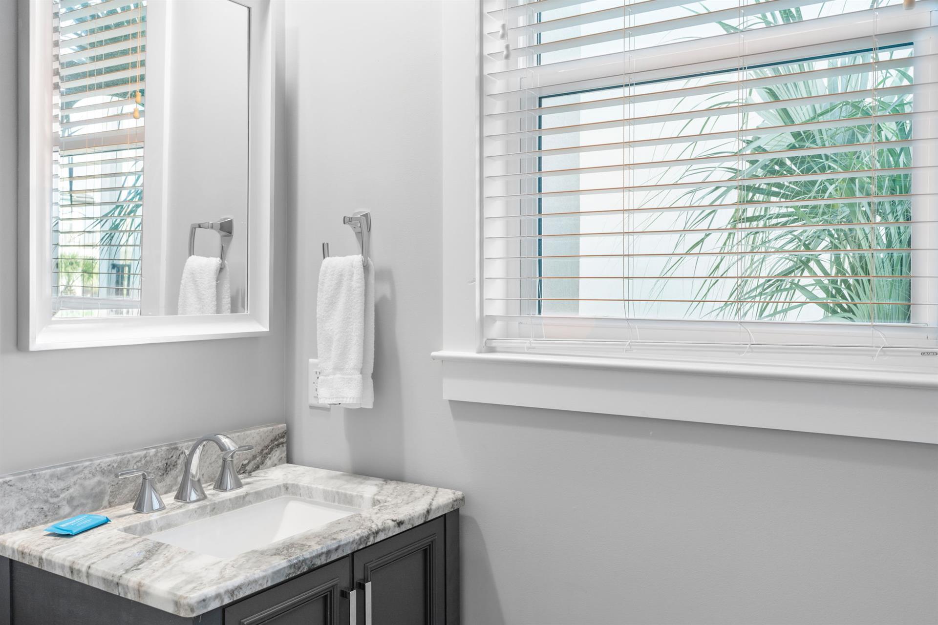 Half Bath off Kitchen on 2nd Floor