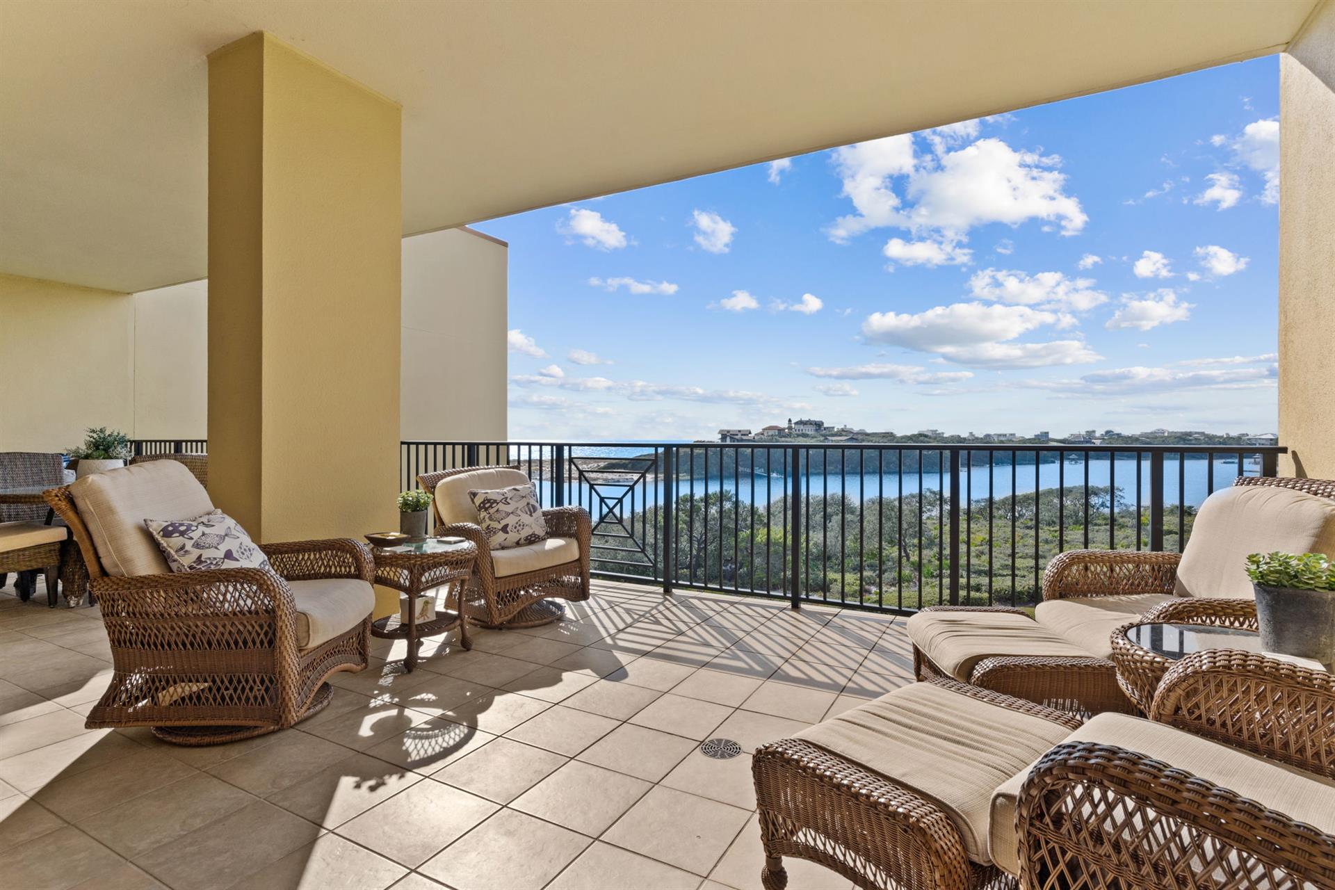 Private Balcony off Living Area on 1st Floor