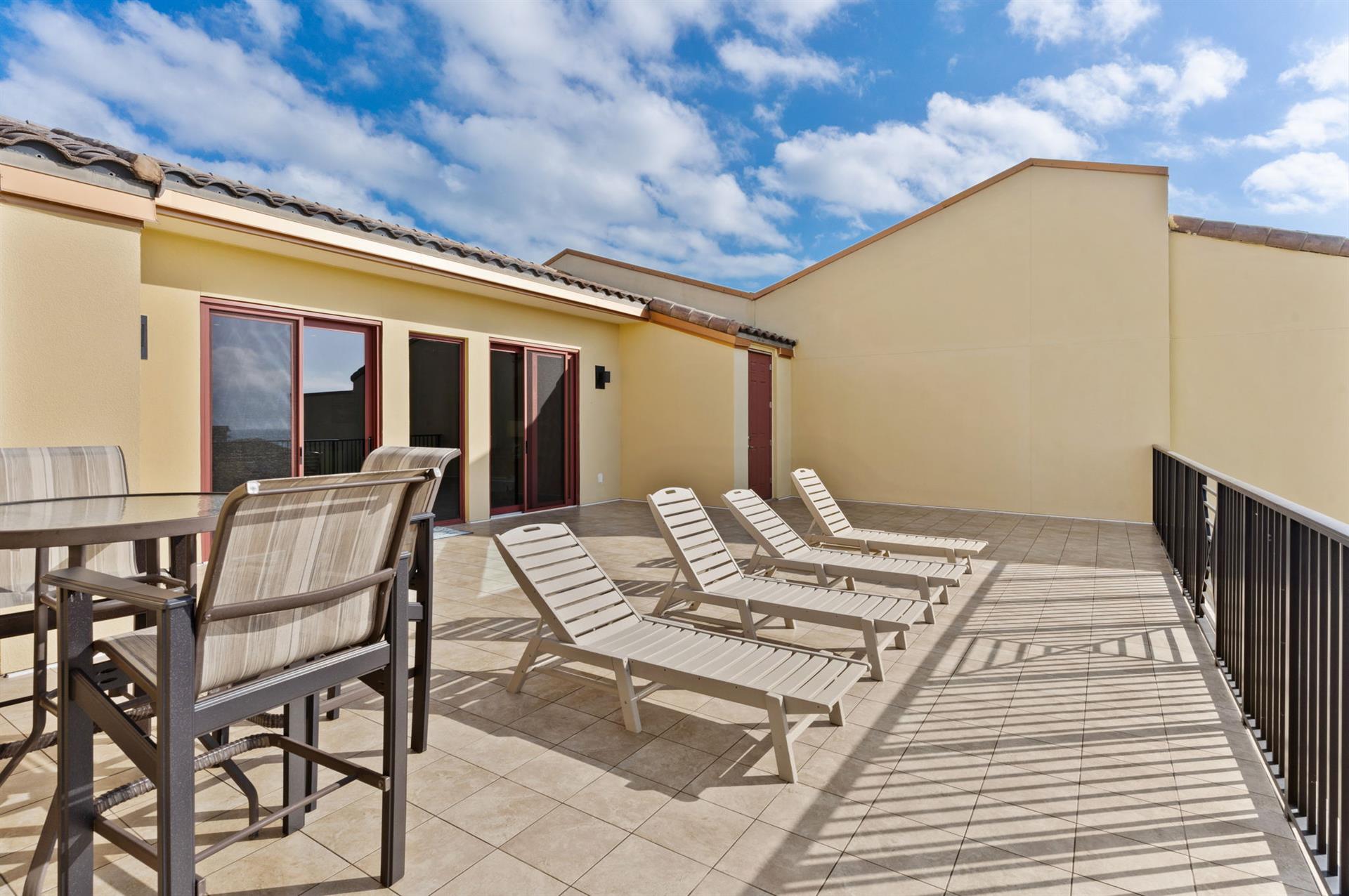 Dine or Relax on the Penthouse Terrace on 2nd Floor