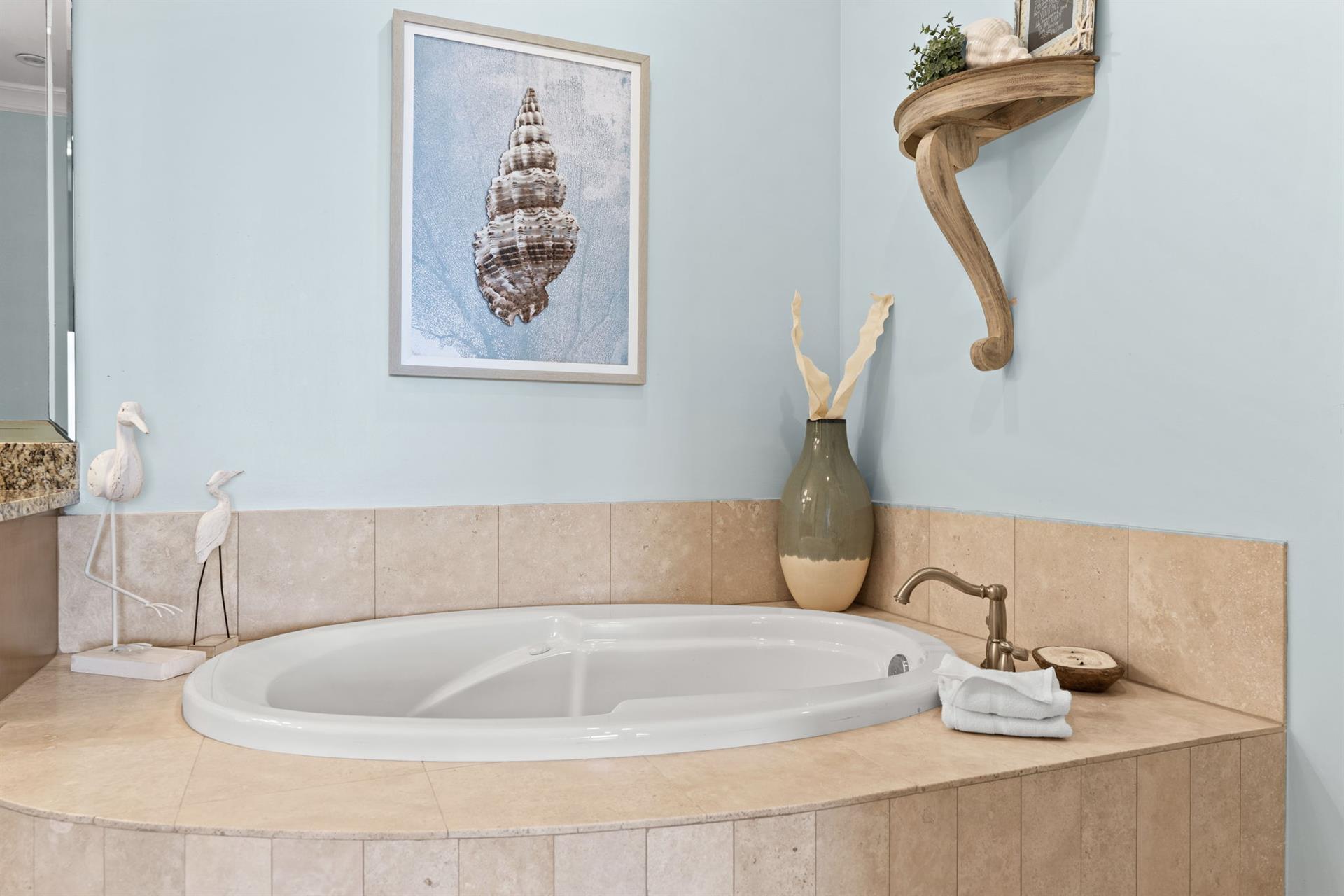 Bathroom 2 on 1st Floor with Oversized Soaking Tub