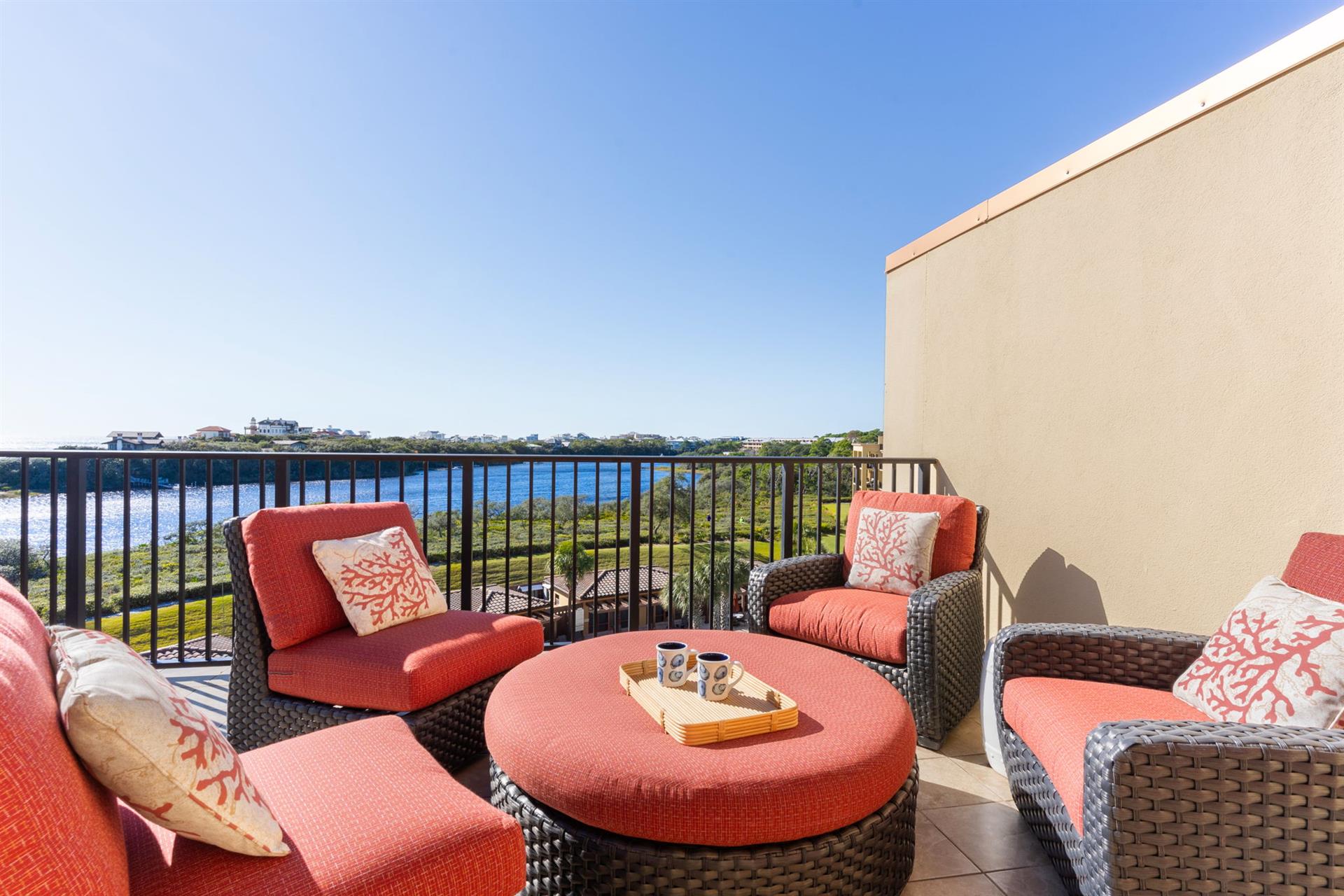 Seating on 2nd Floor Private Balcony