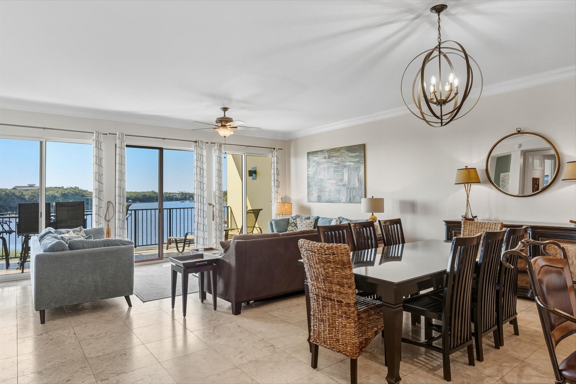 Open Living Spaces with Private Balcony Access