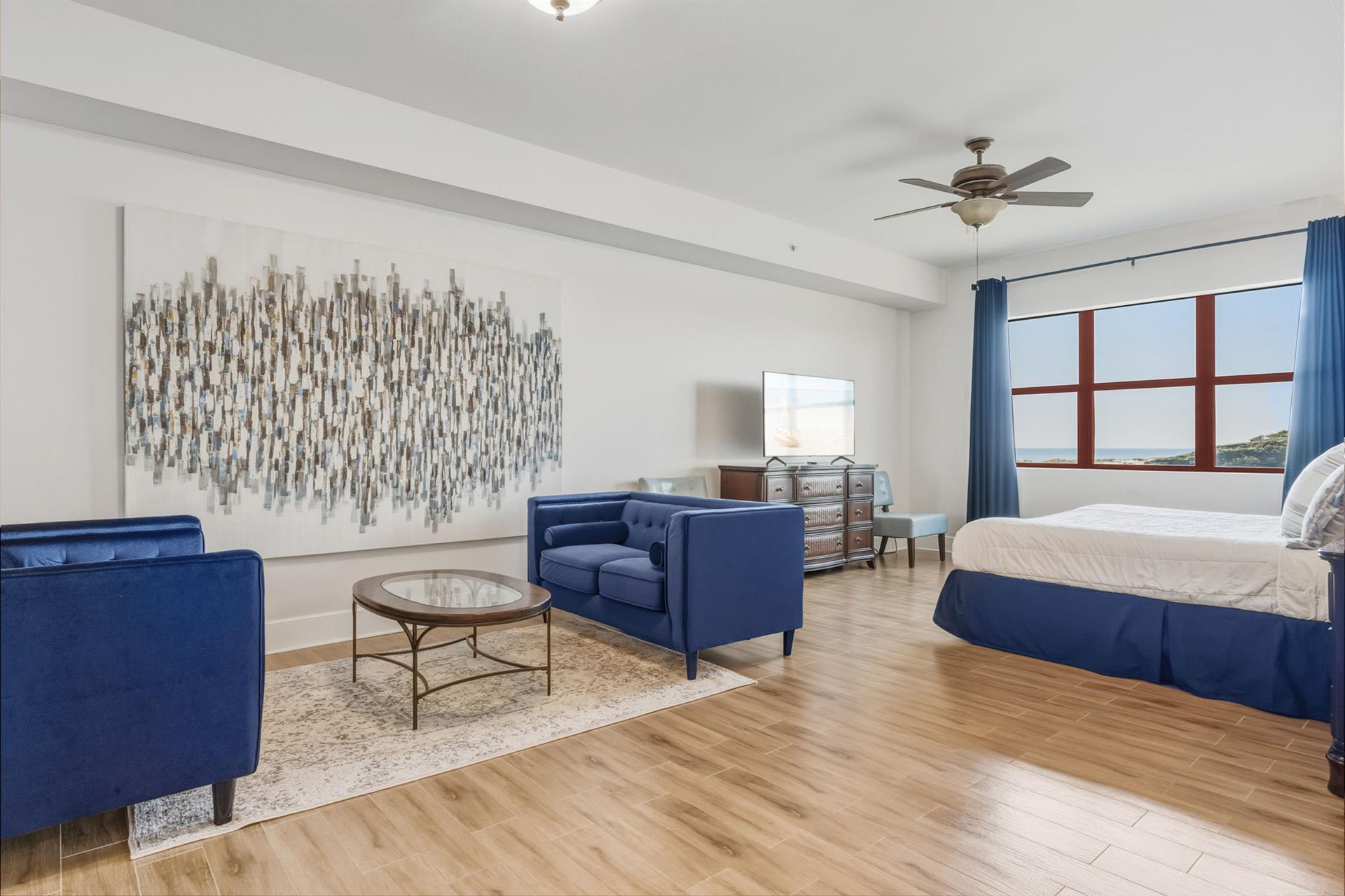 Bedroom 1 with Flat Screen TV